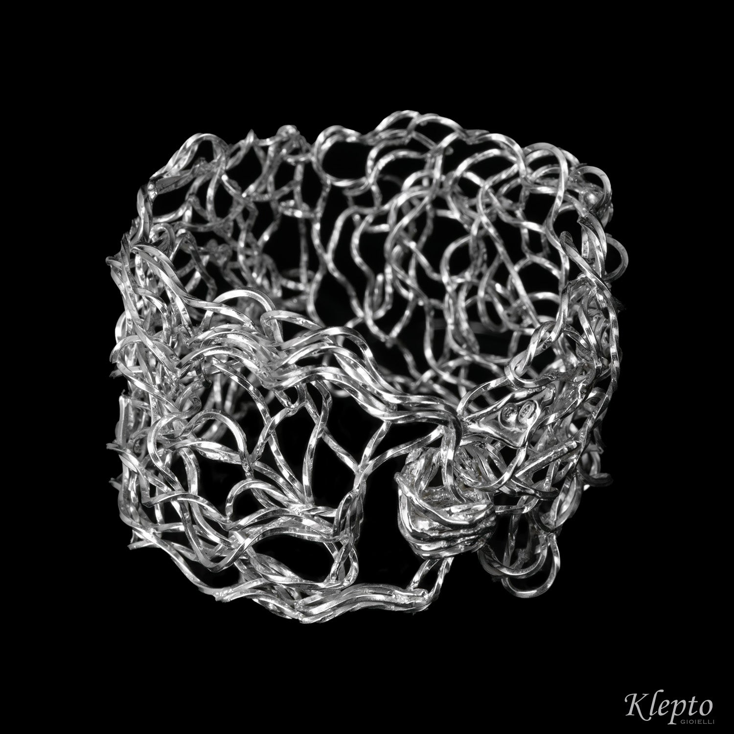 Silver Silnova® band bracelet