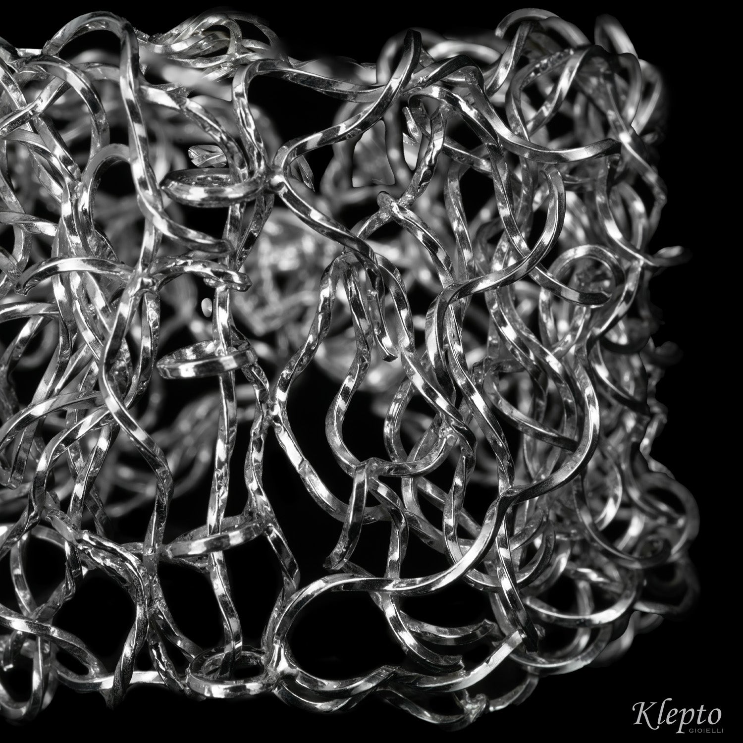 Silver Silnova® band bracelet