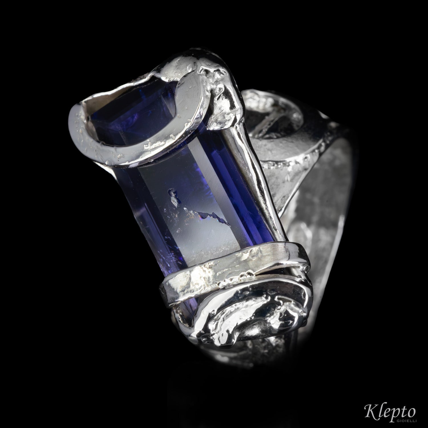 Silnova® Silver Ring with Iolite