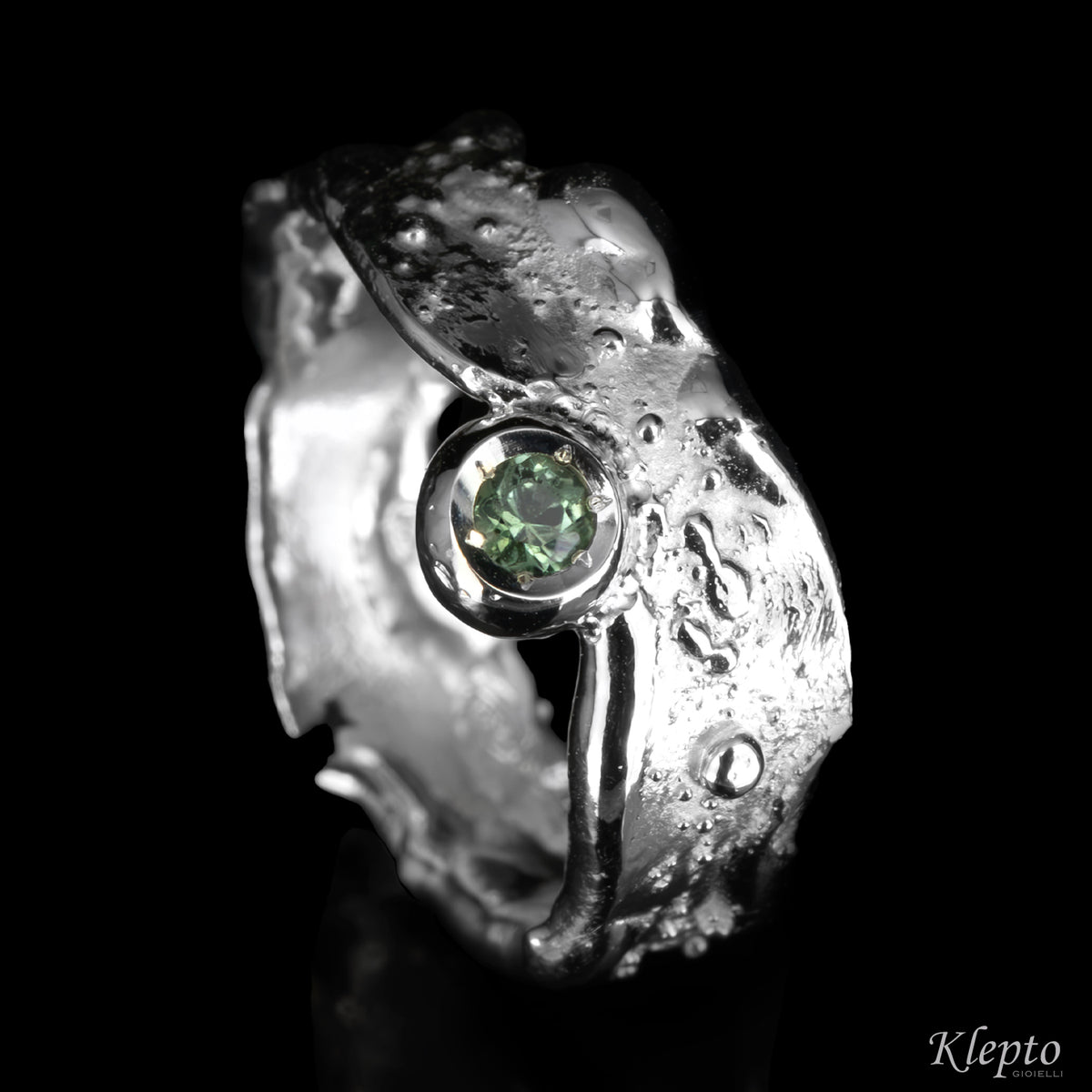 Silnova® “Oasi” silver ring with gemstones