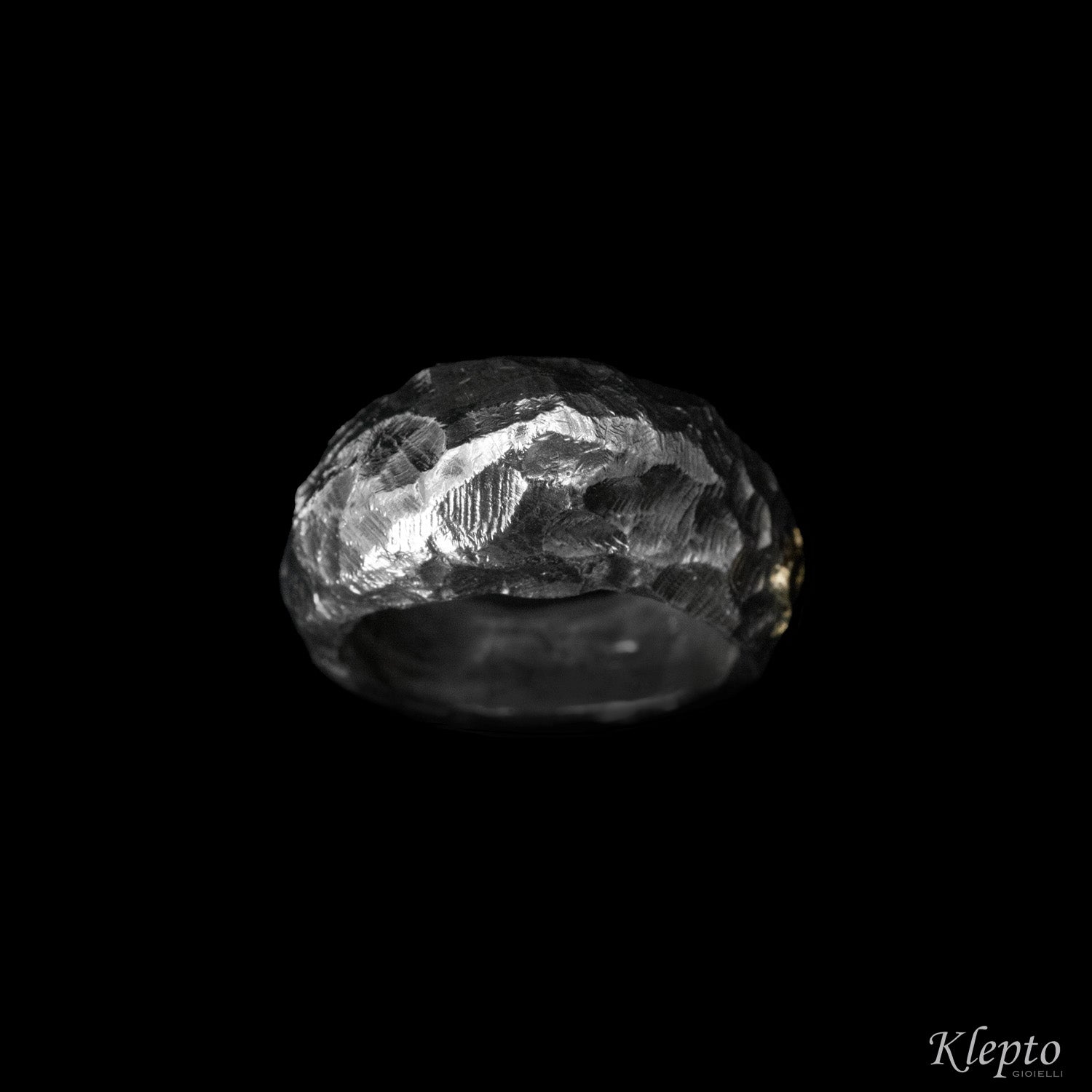 Ring in Silnova® Silver and yellow gold