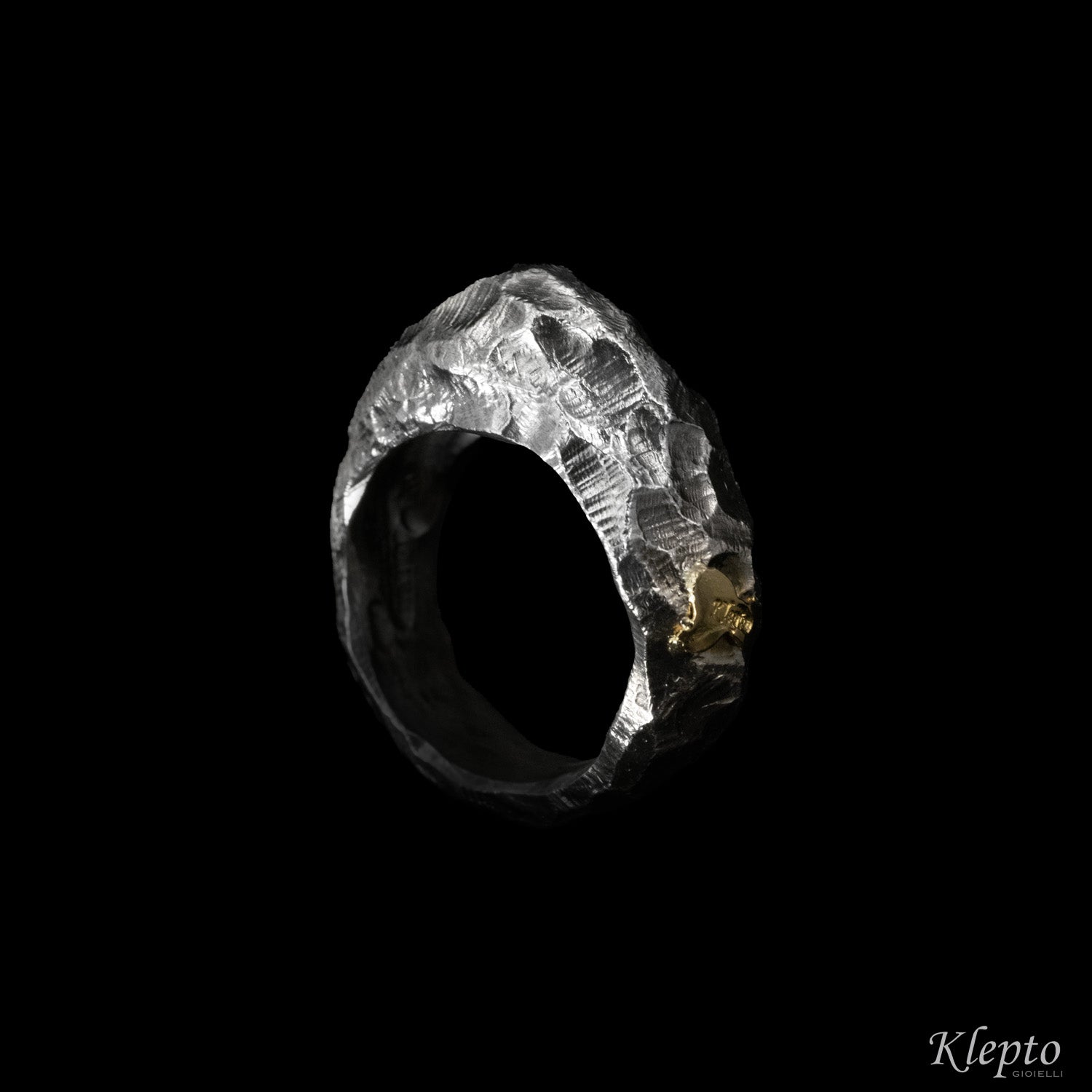 Ring in Silnova® Silver and yellow gold