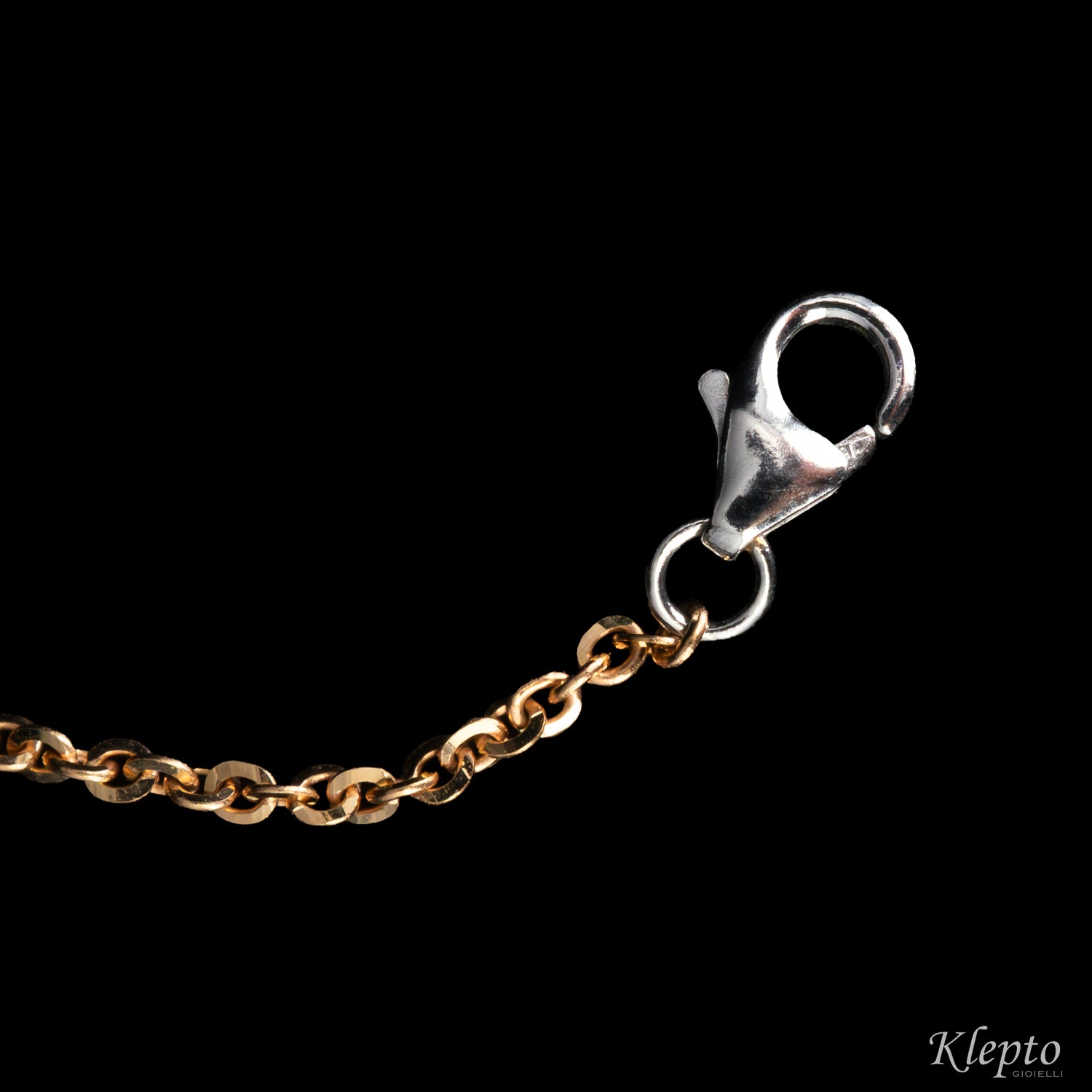 "Pepita" gold bracelet with diamond