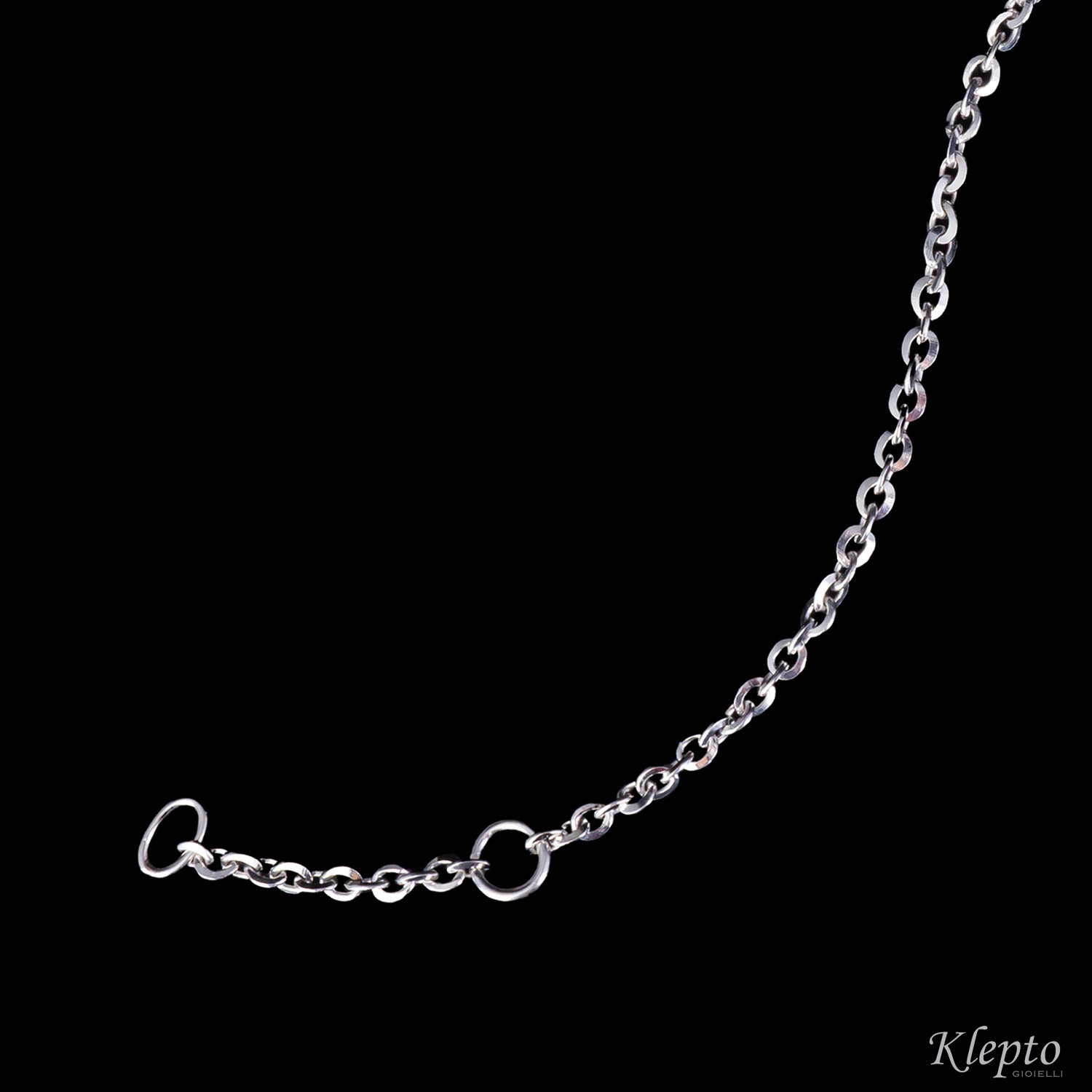 "Pulsar" white gold bracelet with Emerald