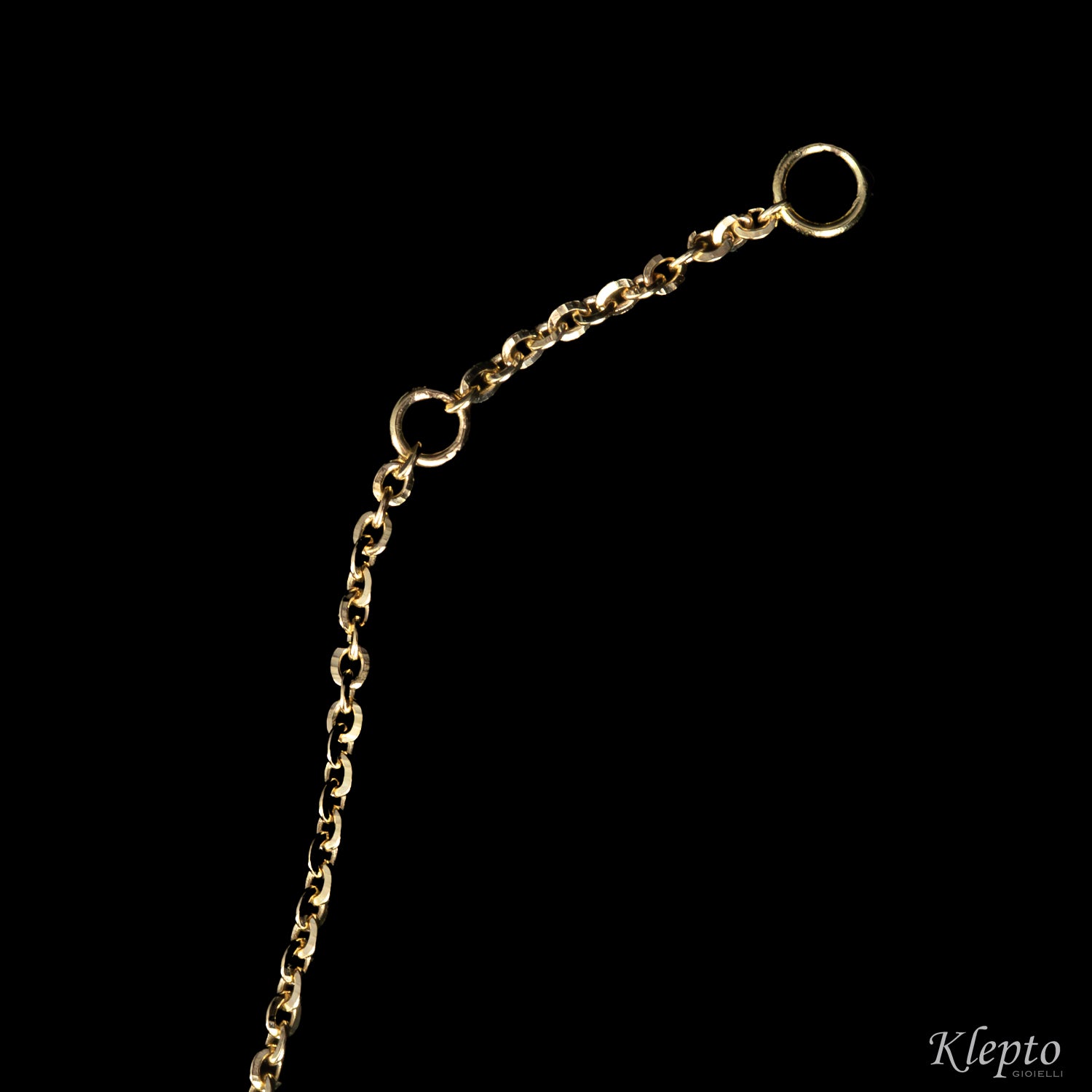 Yellow gold "Pepita" bracelet with Emerald