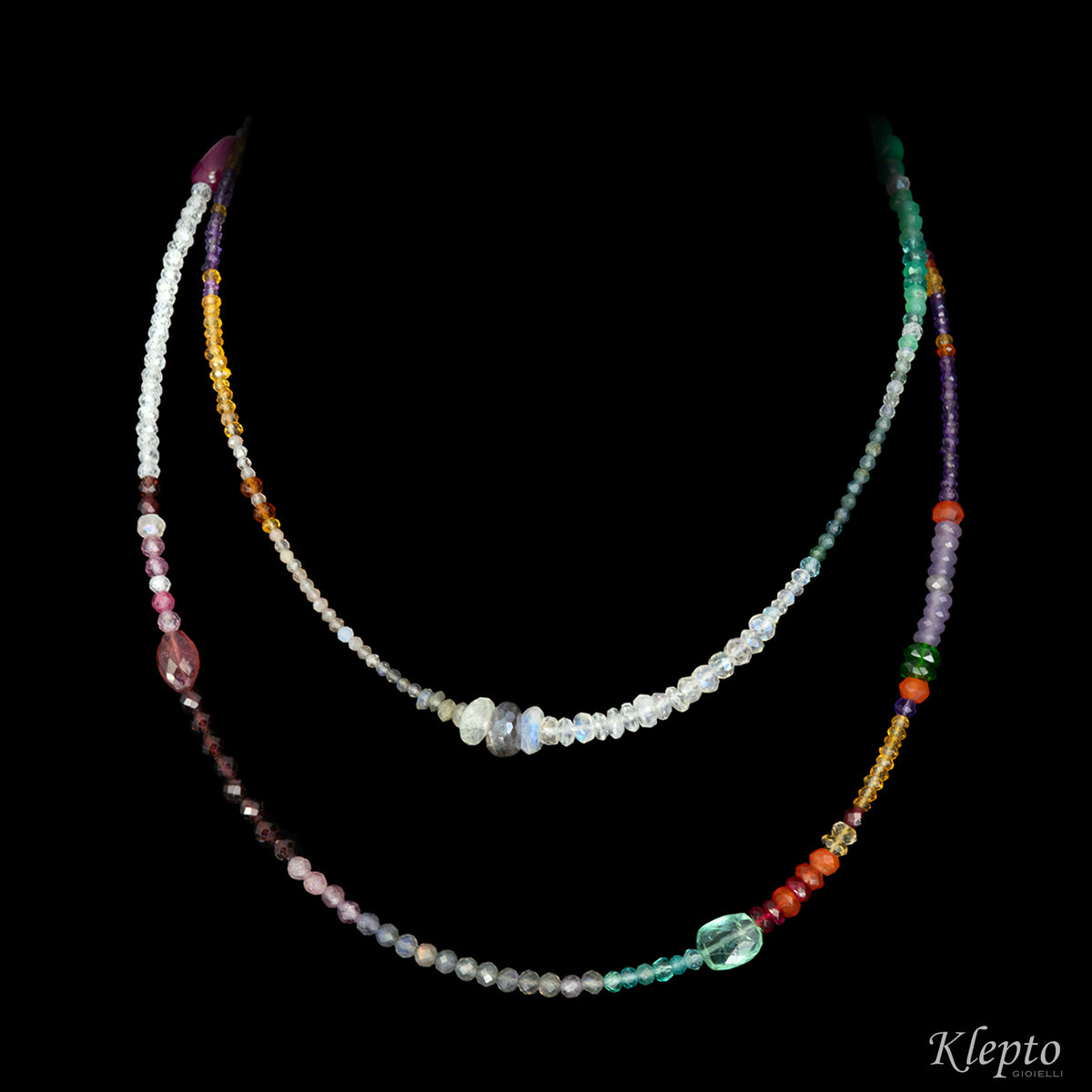 Long Rainbow necklace