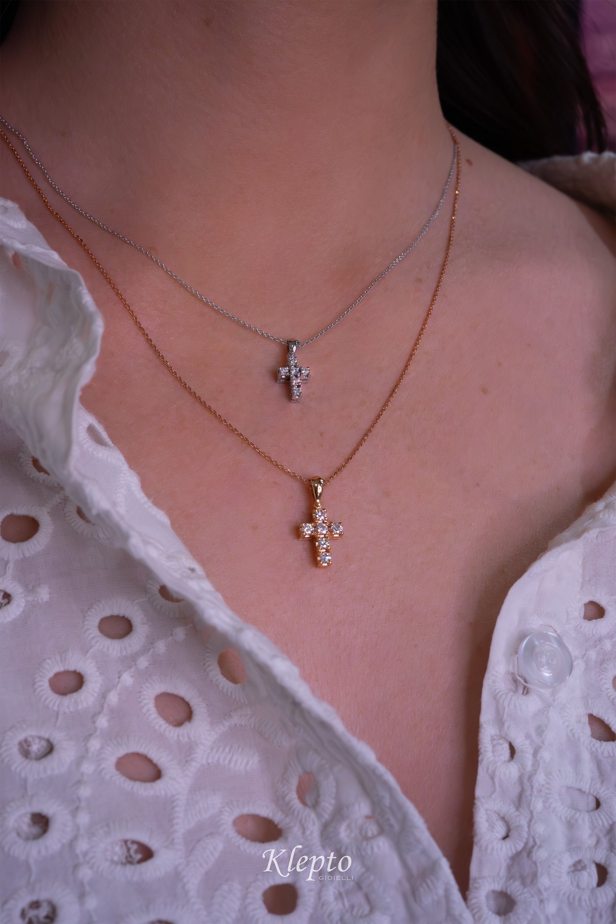 White gold pendant with Diamonds