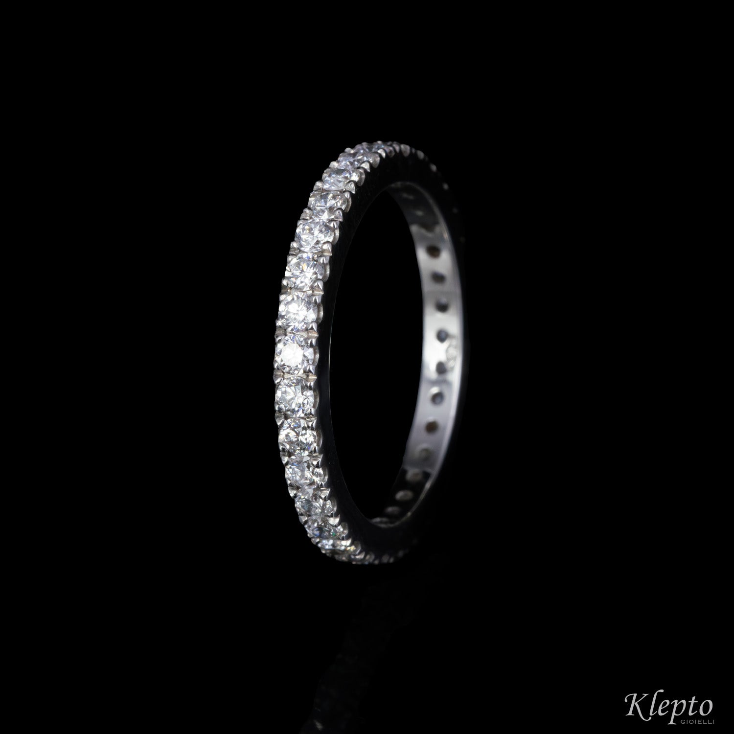 Infinity in white gold