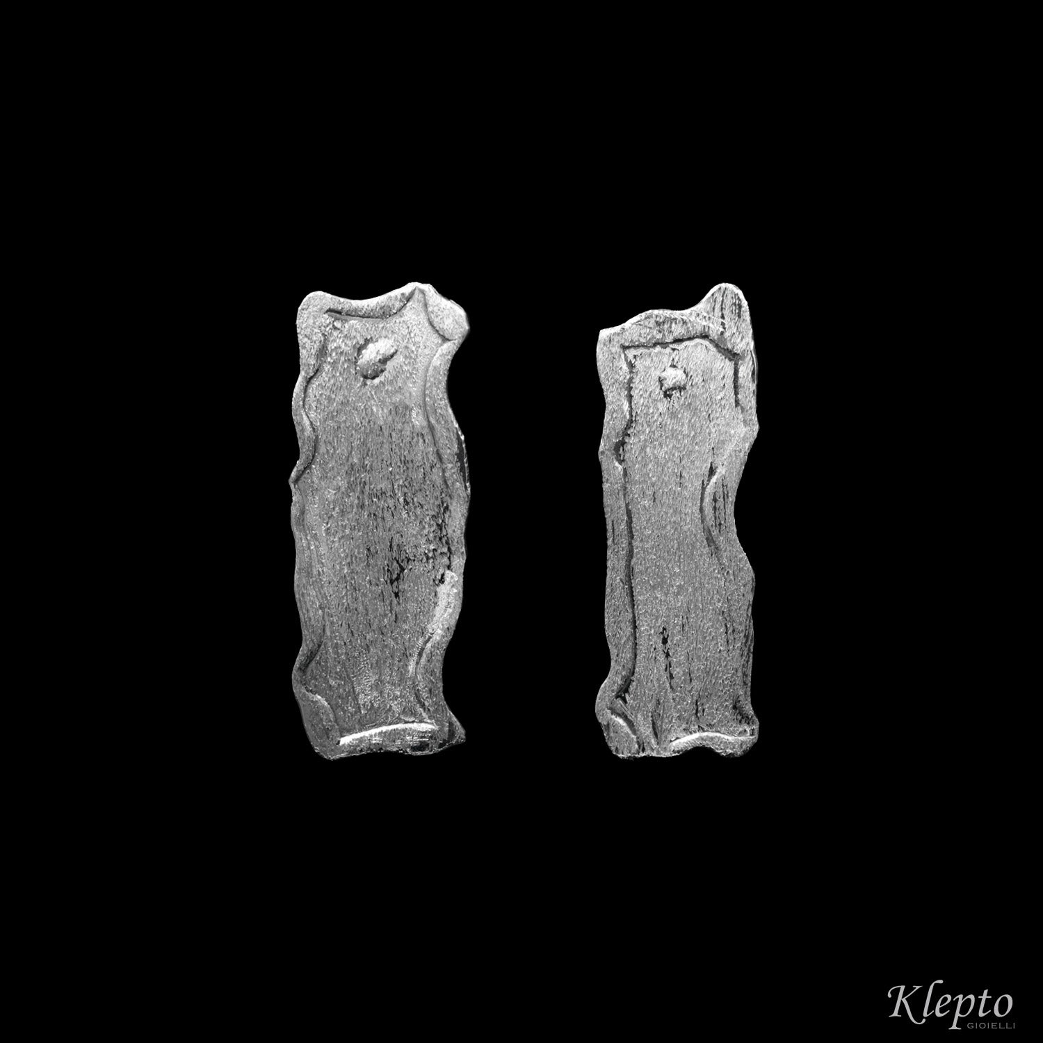 Silnova® satin silver earrings