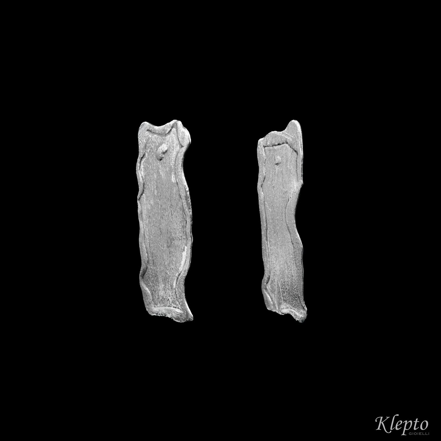 Silnova® satin silver earrings