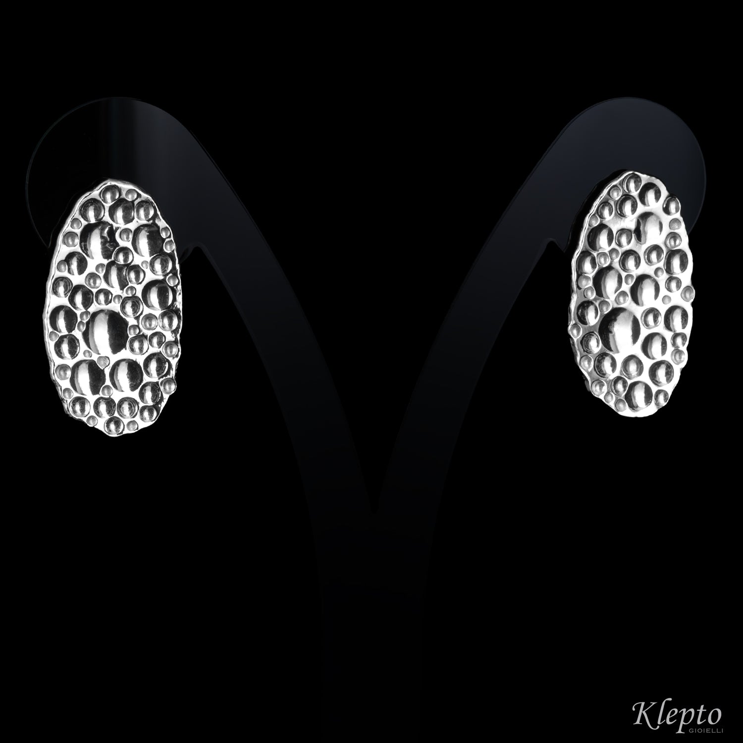 Hammered Silver Silnova® Earrings