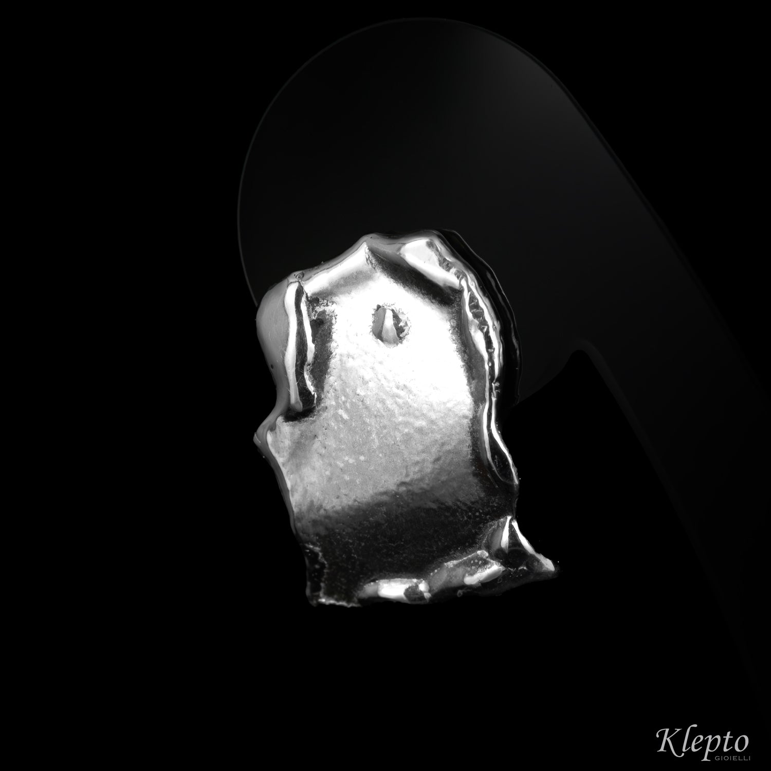 Flame-Cast Silver Earrings Silnova®