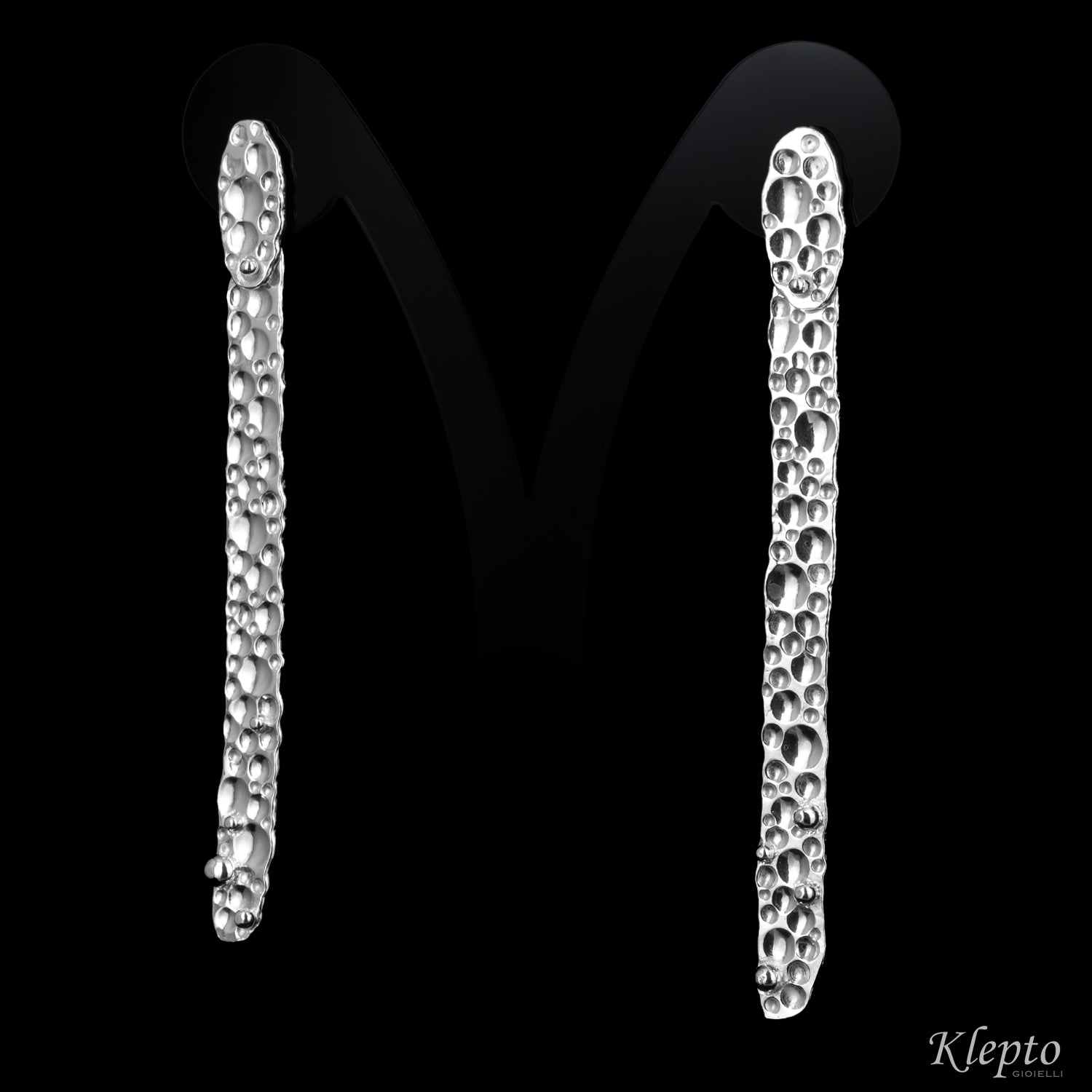 Hammered Silver Silnova® Earrings