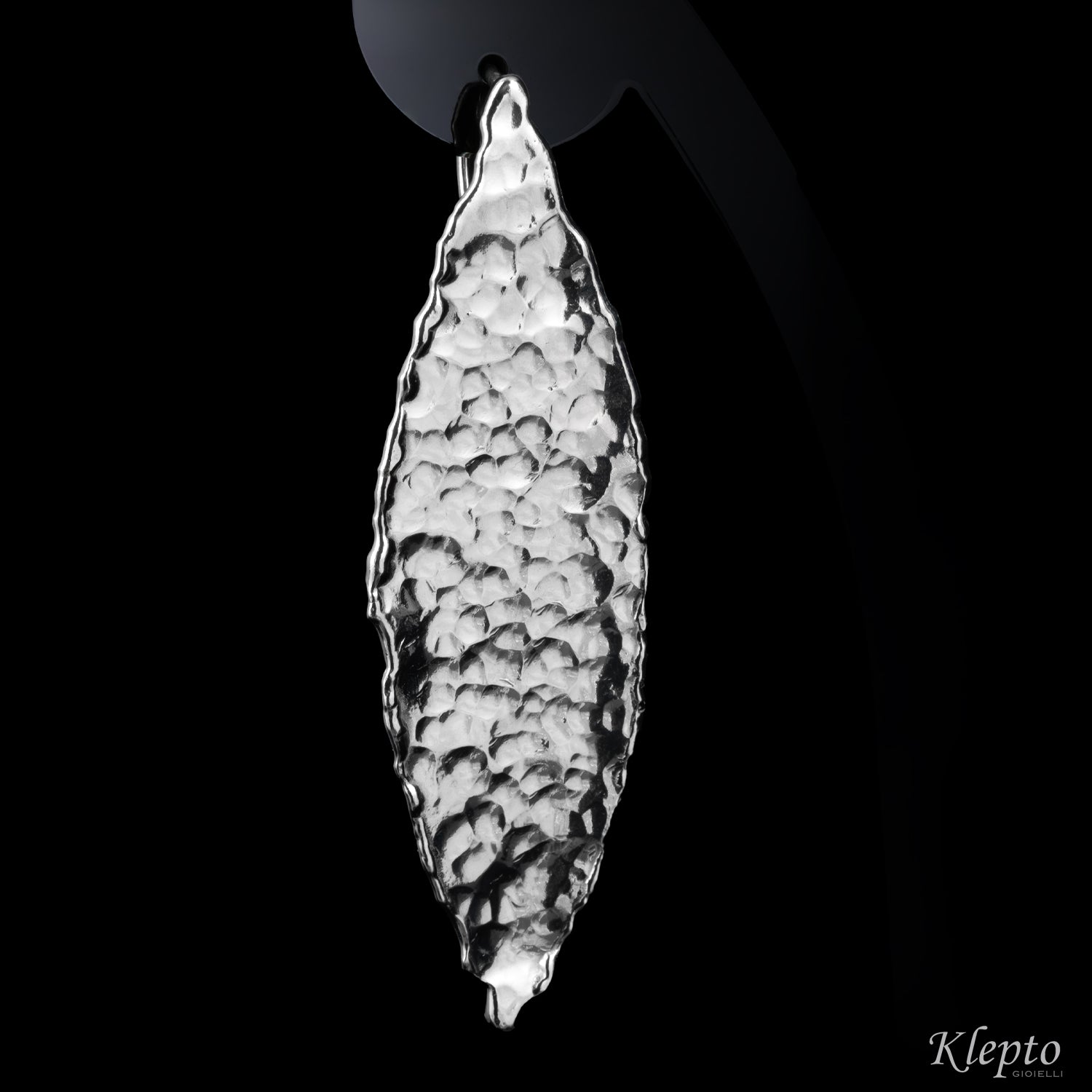 Hammered Silver Silnova® Earrings
