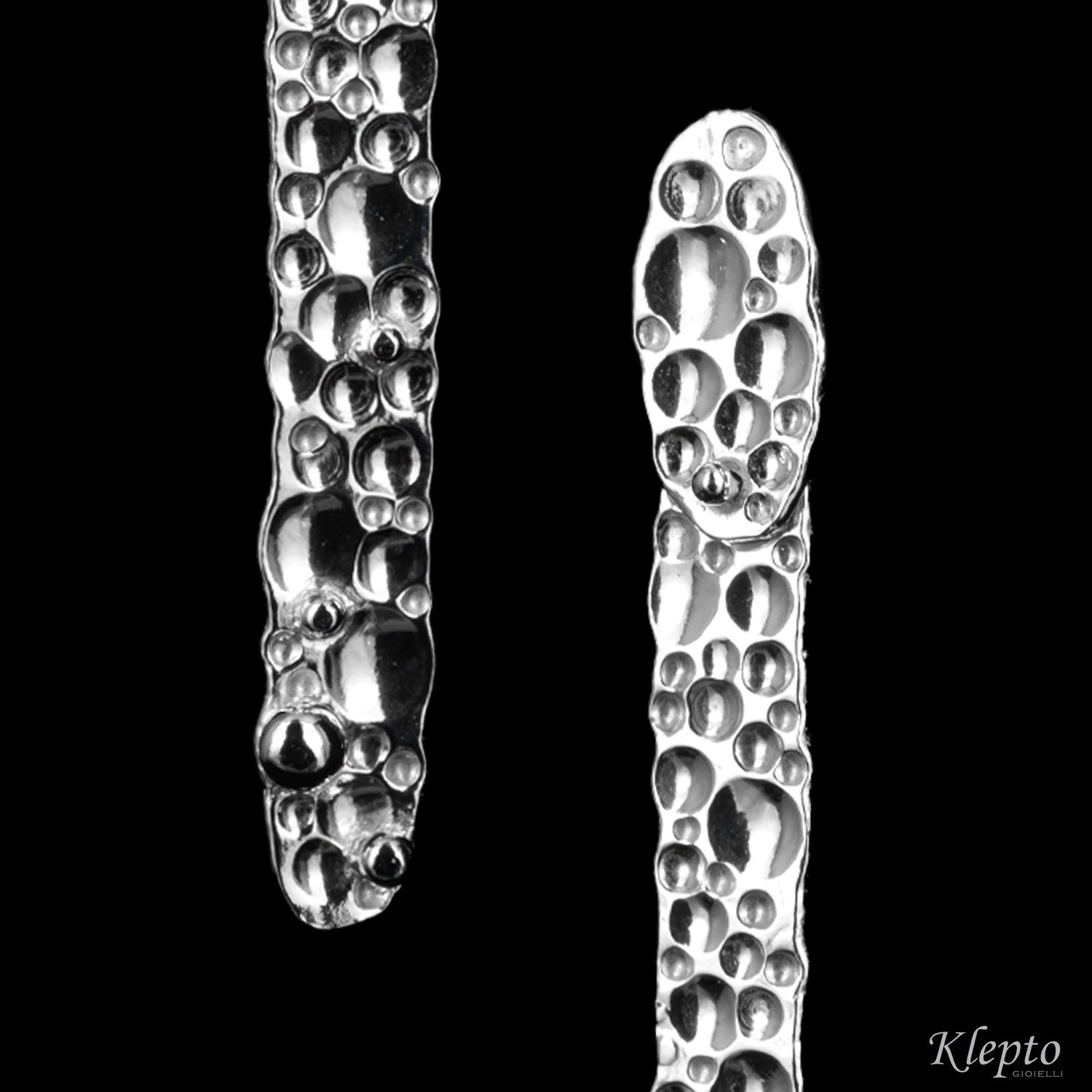 Hammered Silver Silnova® Earrings