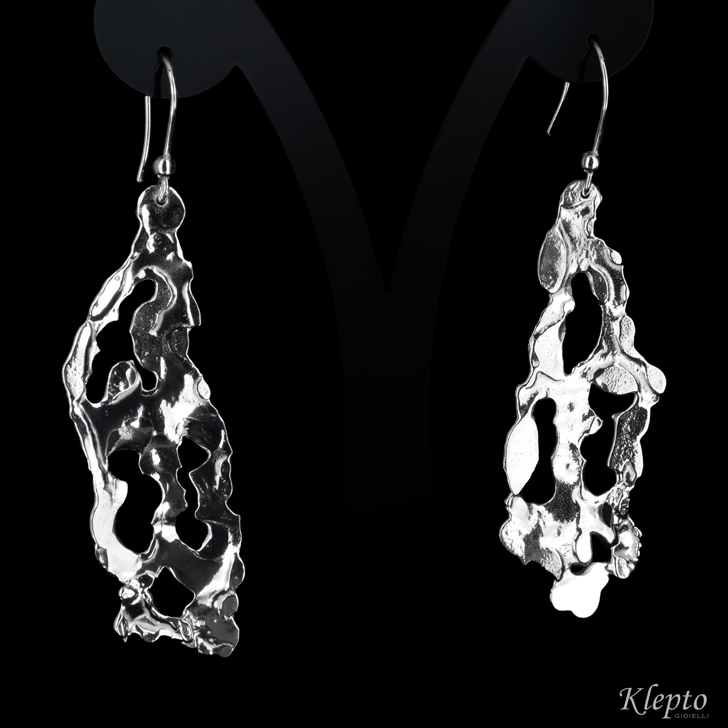 Flame-Fused Silver Silnova® Earrings