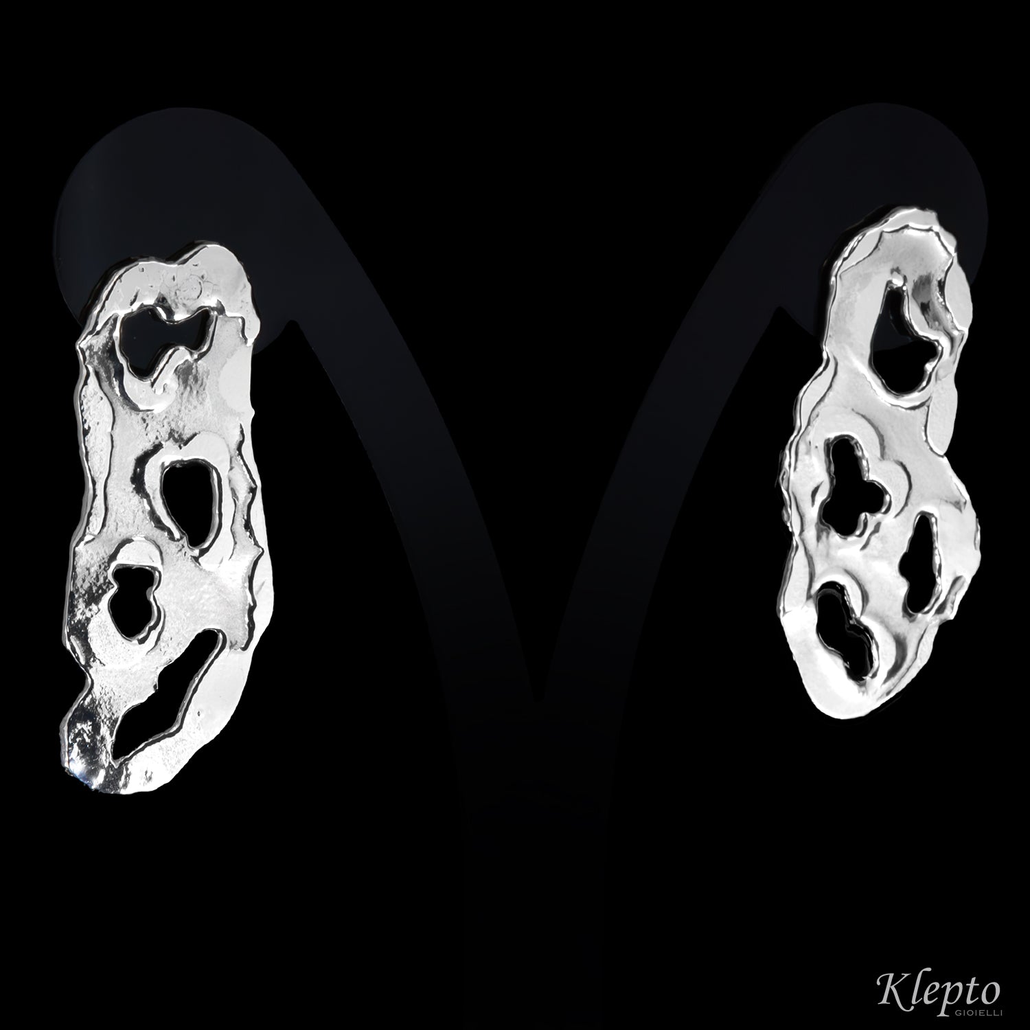 Flame-Fused Silver Silnova® Earrings