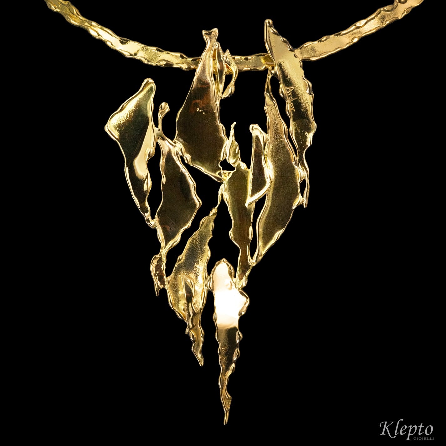 Collier in yellow gold "Ardor"