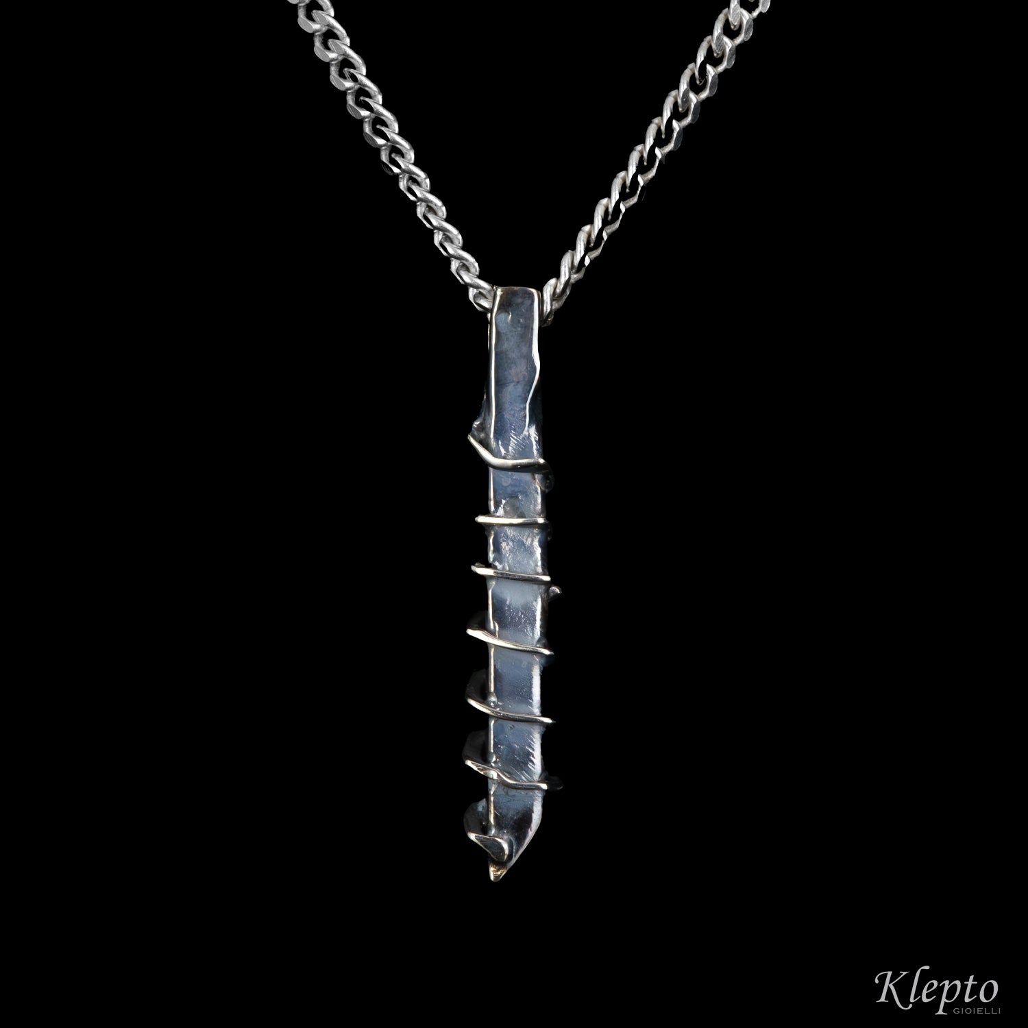 Brushed Silver Pendant Silnova®