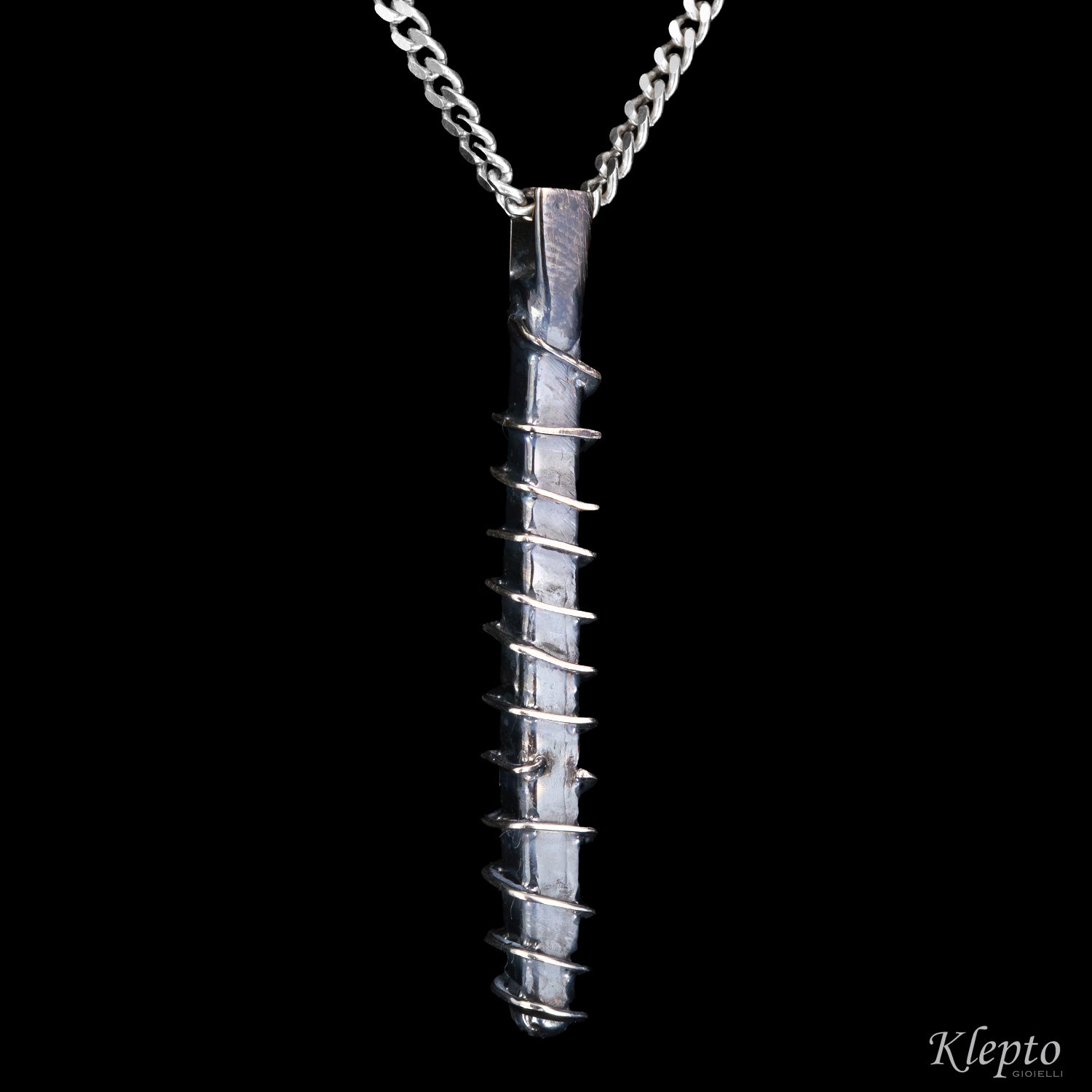 Brushed Silver Pendant Silnova®