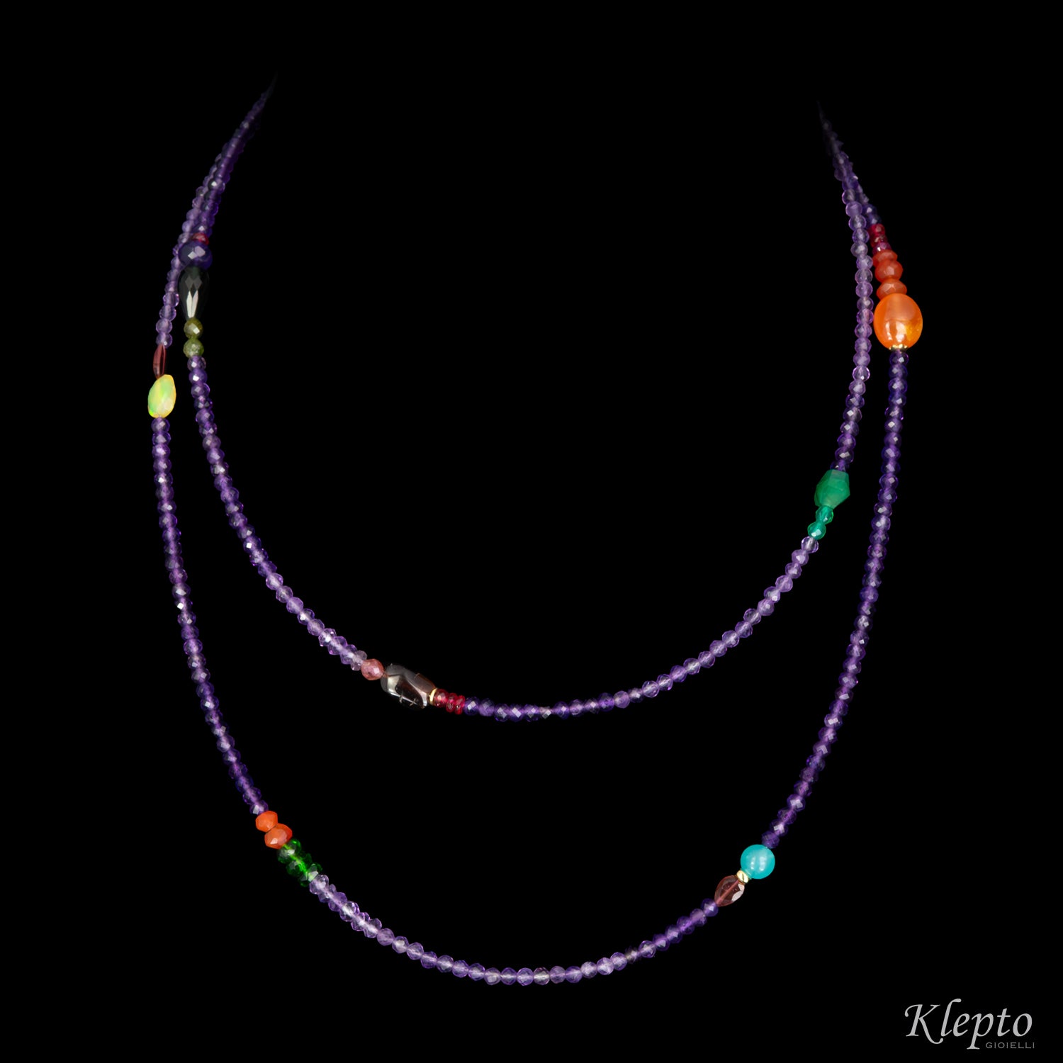 Long Rainbow Necklace
