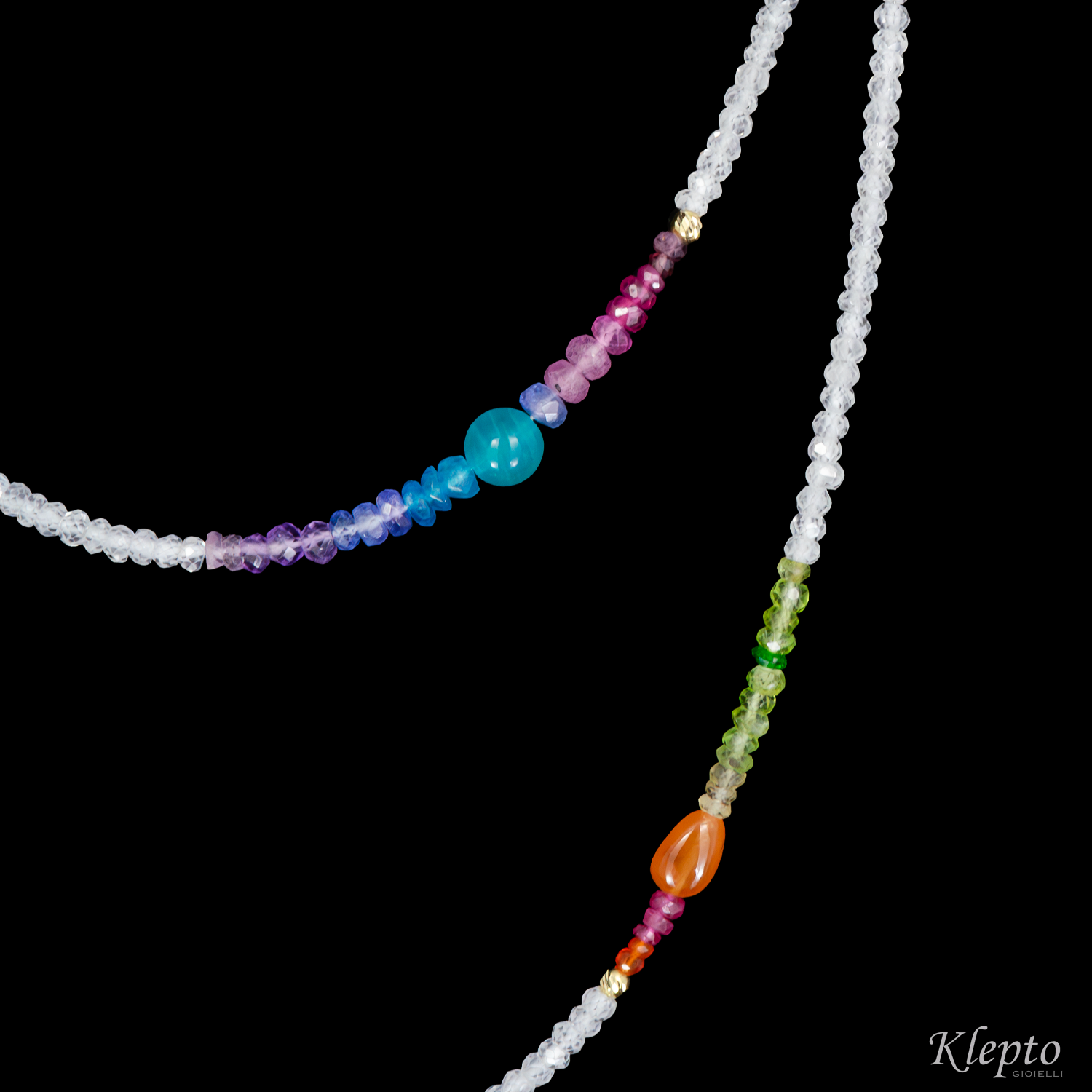 Long Rainbow Necklace