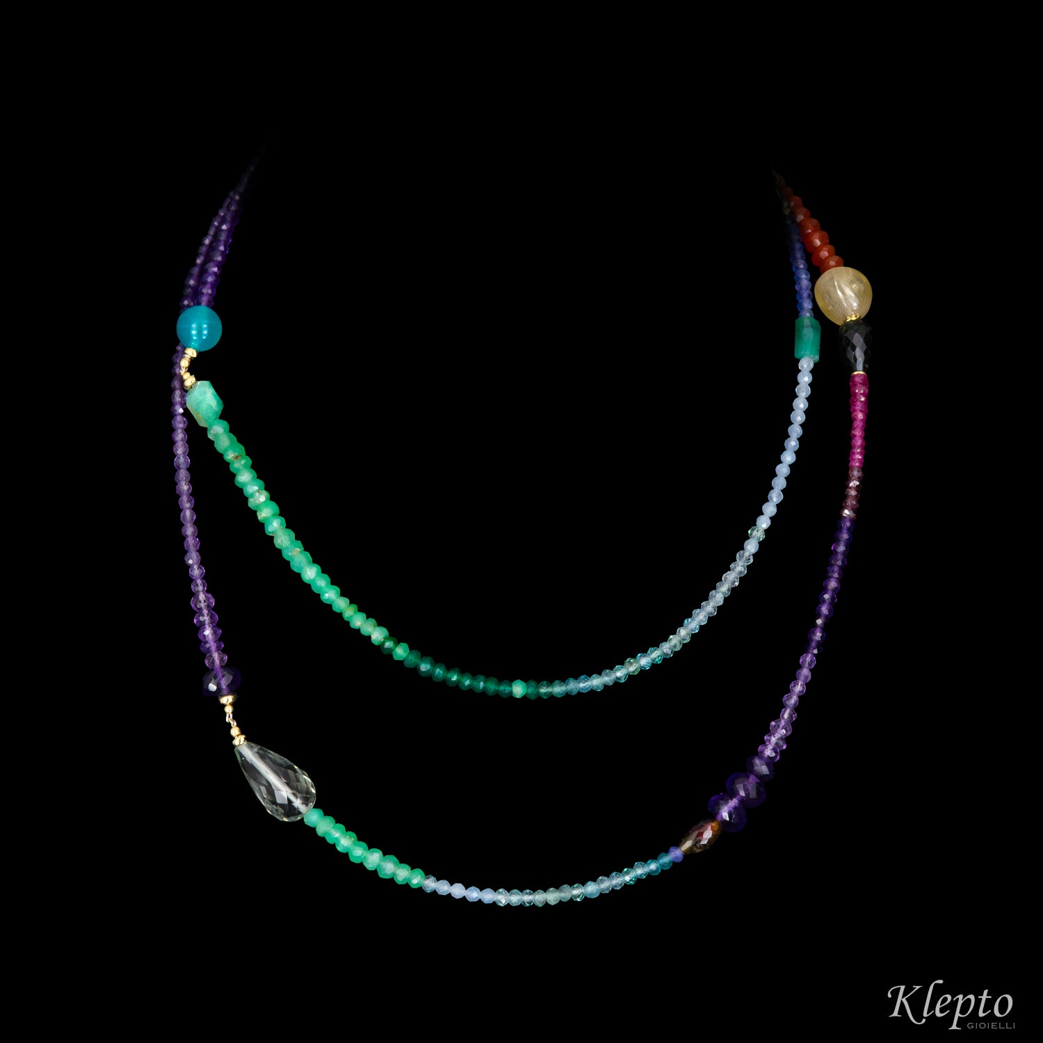 Long Rainbow Necklace