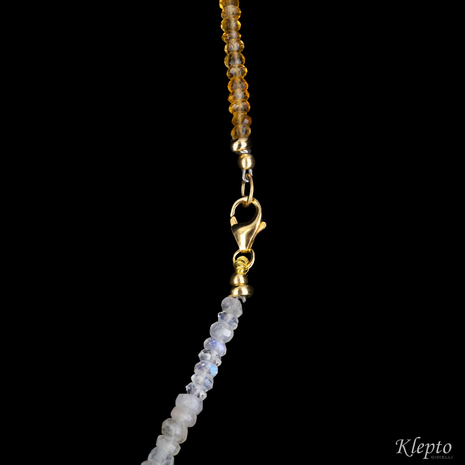 Rainbow Necklace with Multicolor Sapphires
