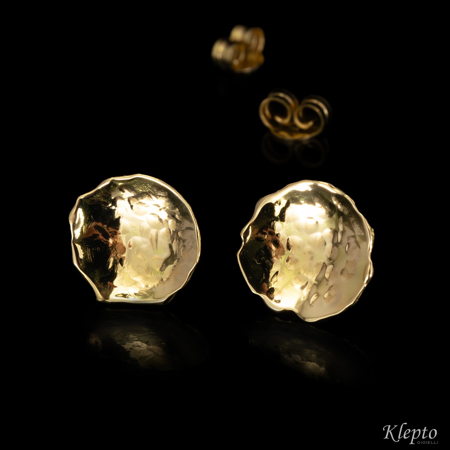 Gold earrings 'Teresina'