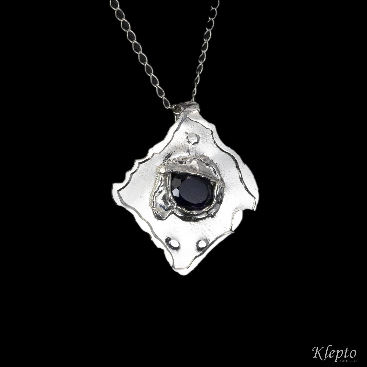 Silnova® Silver Pendant with Amethyst