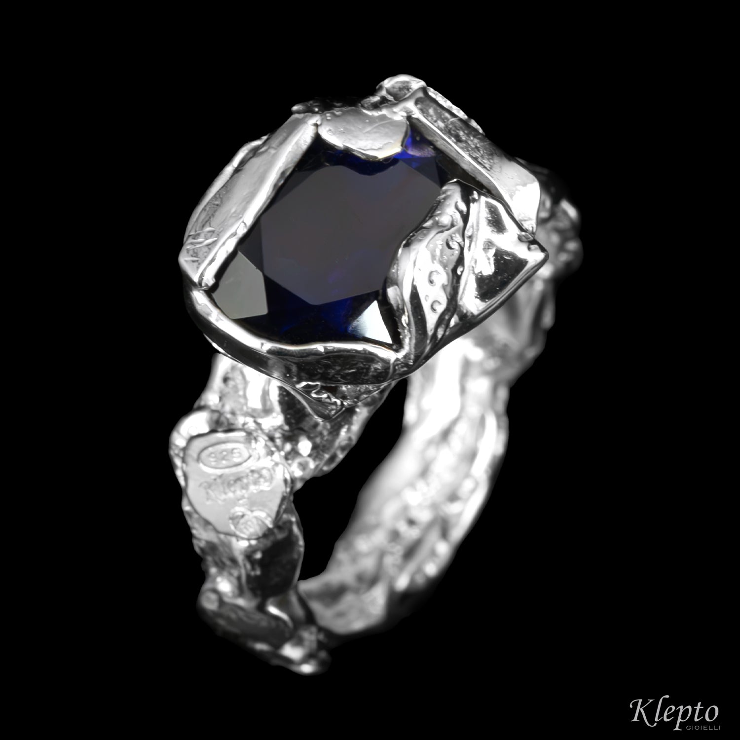 Silnova® Silver Ring with Iolite
