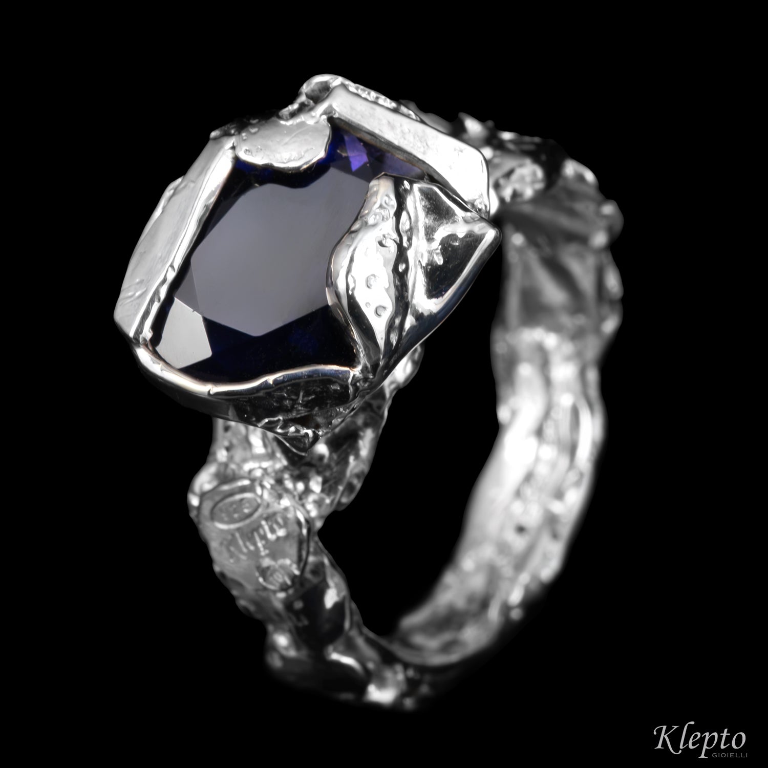 Silnova® Silver Ring with Iolite