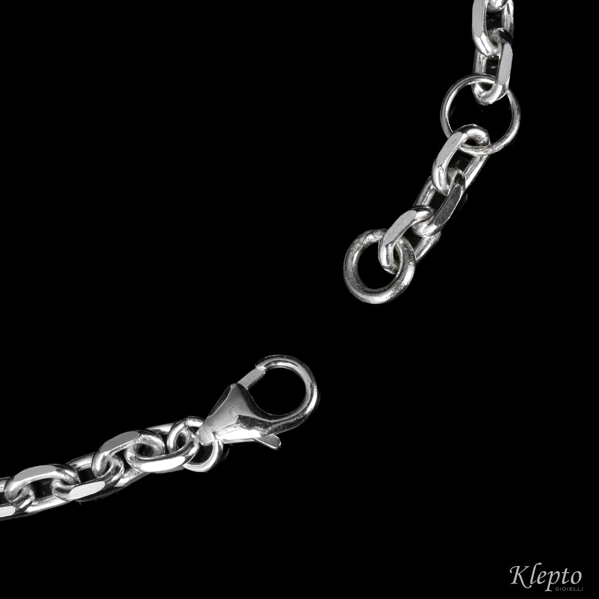 Silnova® "Oasi" silver bracelet with pink tourmaline