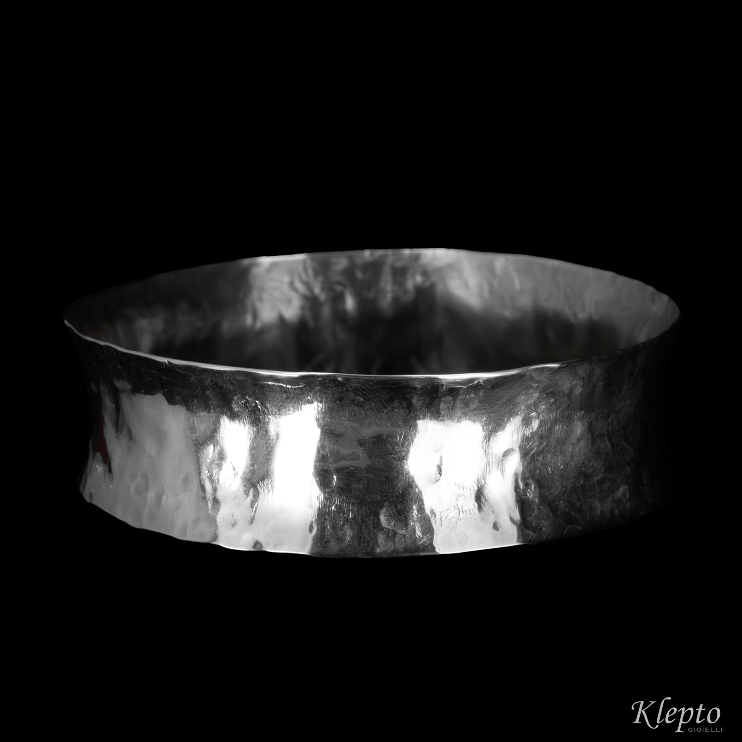 Small rigid Silver Silnova® bracelet