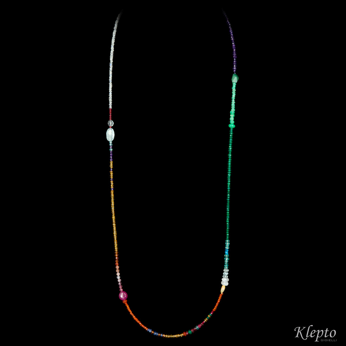 Long Rainbow necklace
