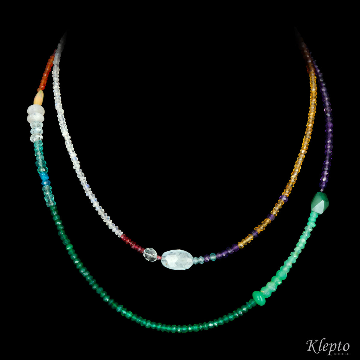Long Rainbow necklace