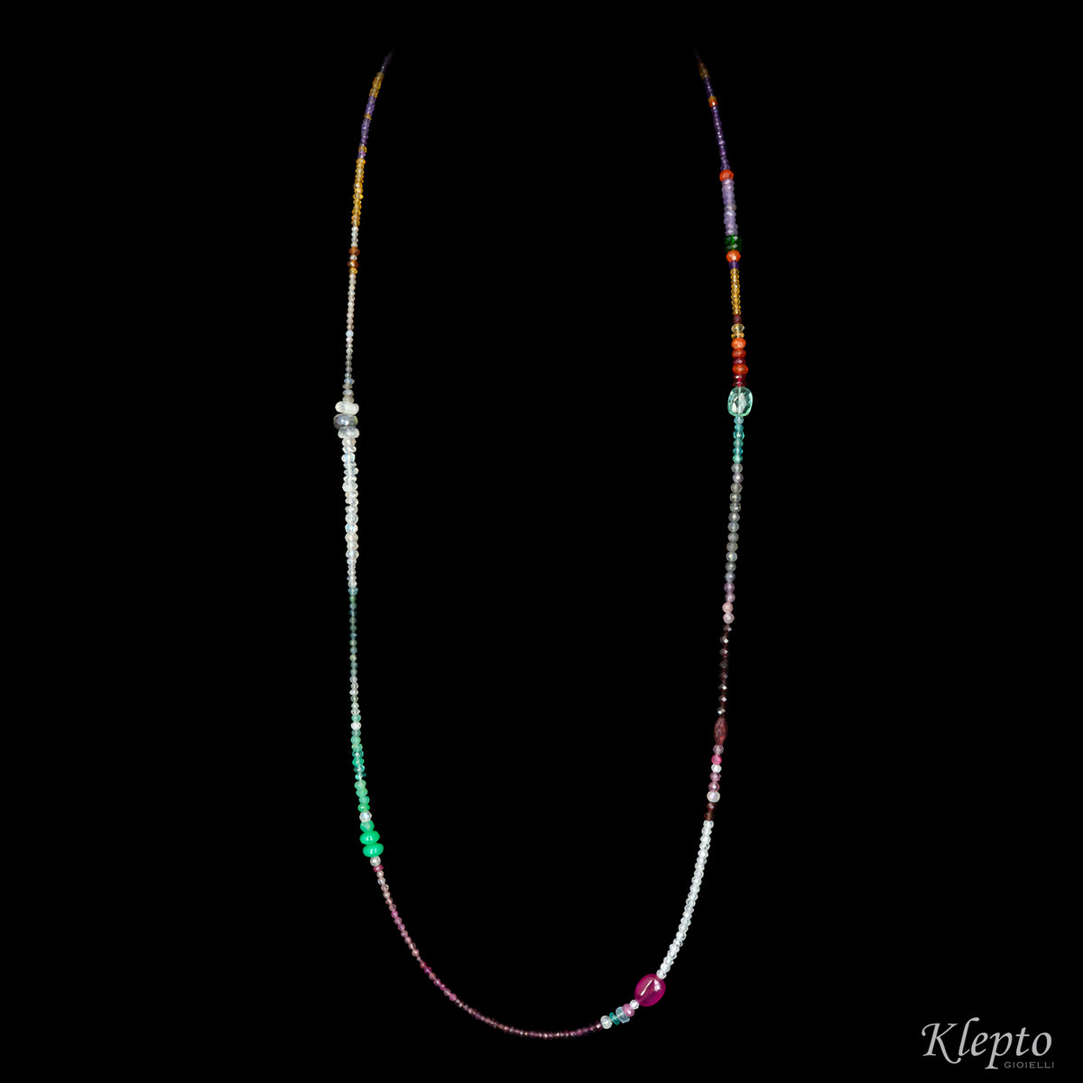 Long Rainbow necklace