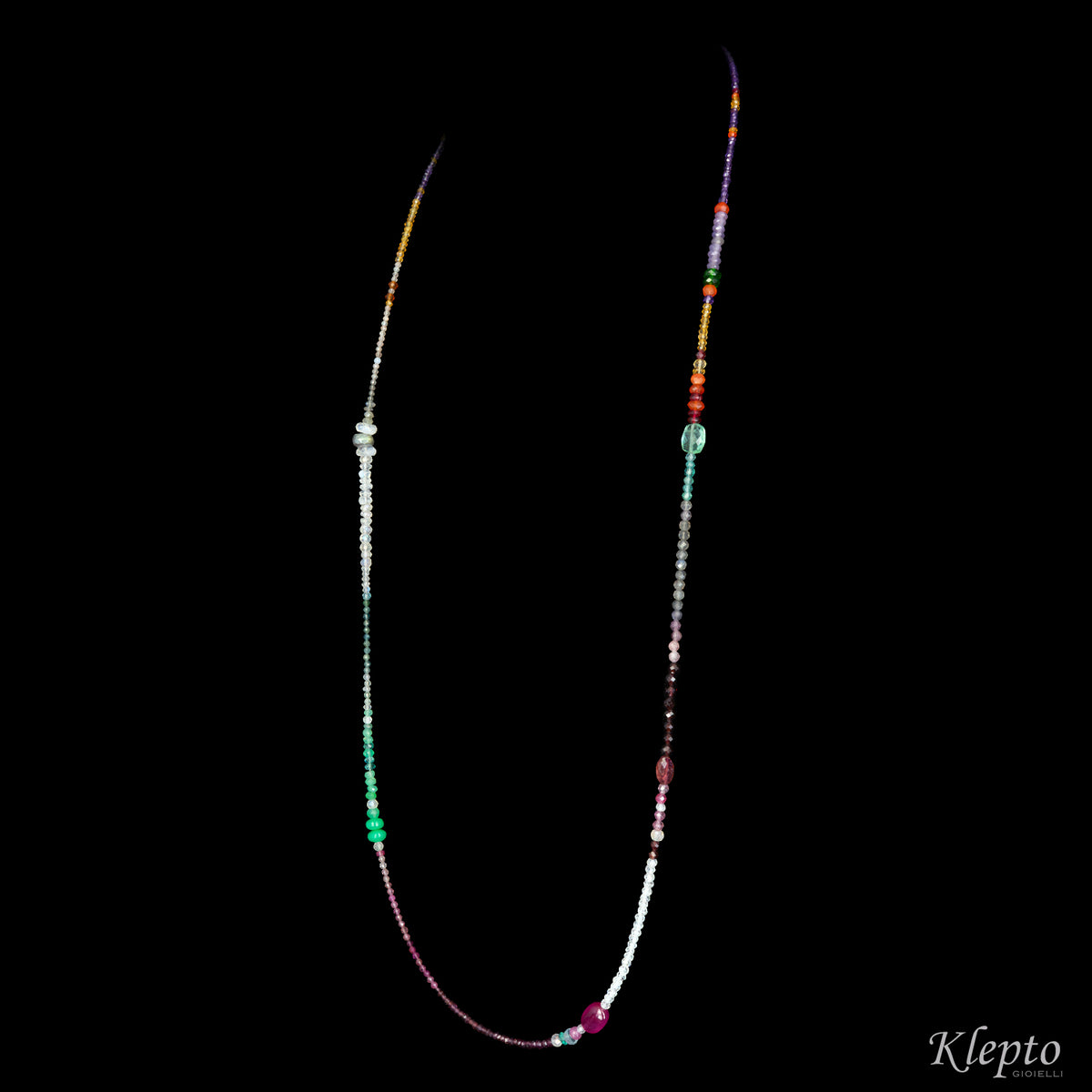 Long Rainbow necklace