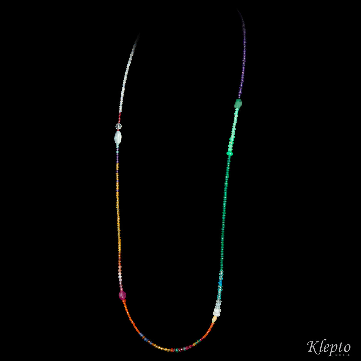 Long Rainbow necklace