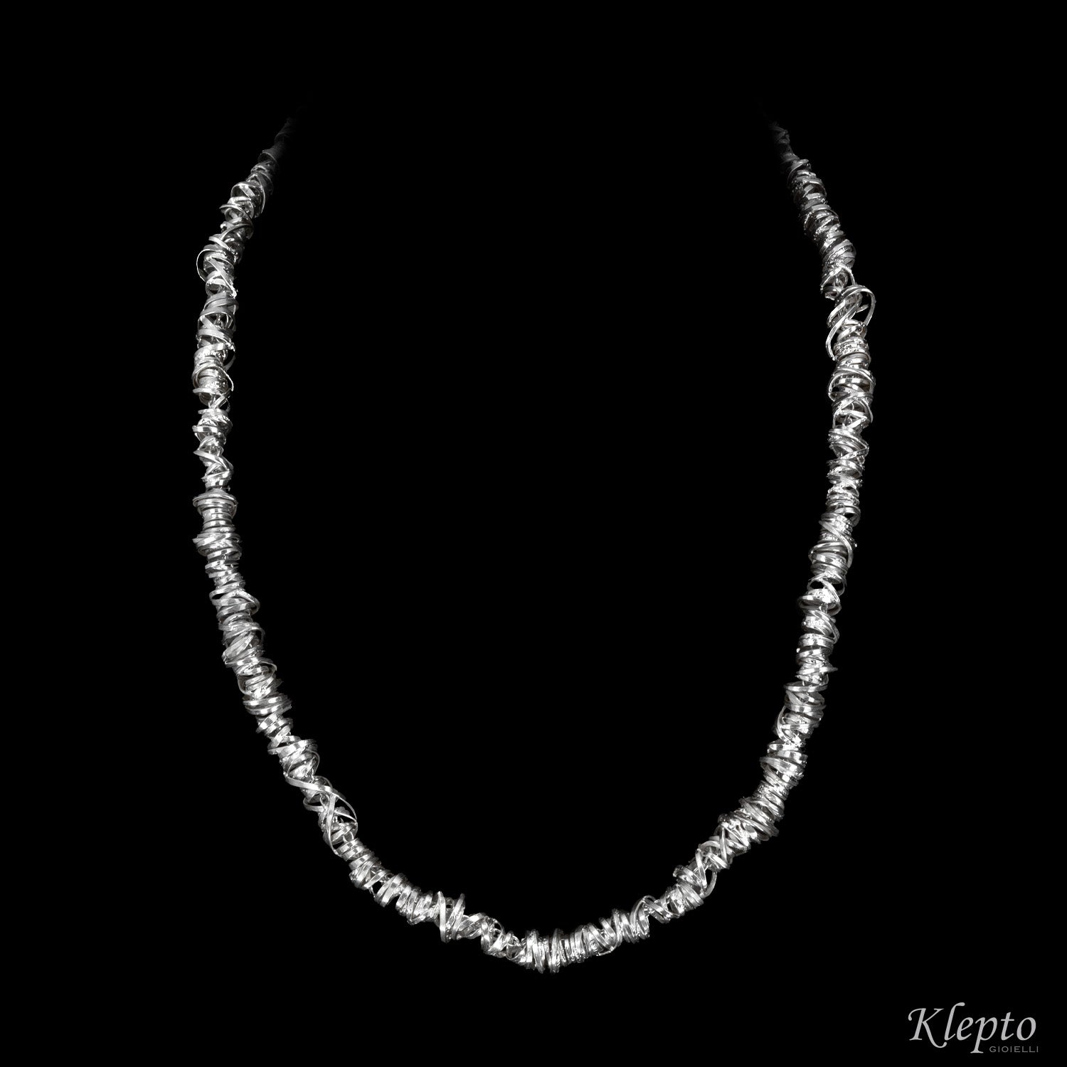 Silnova® Silver Knot Necklace