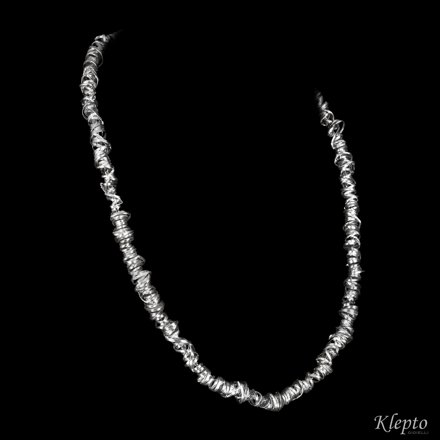 Silnova® Silver Knot Necklace