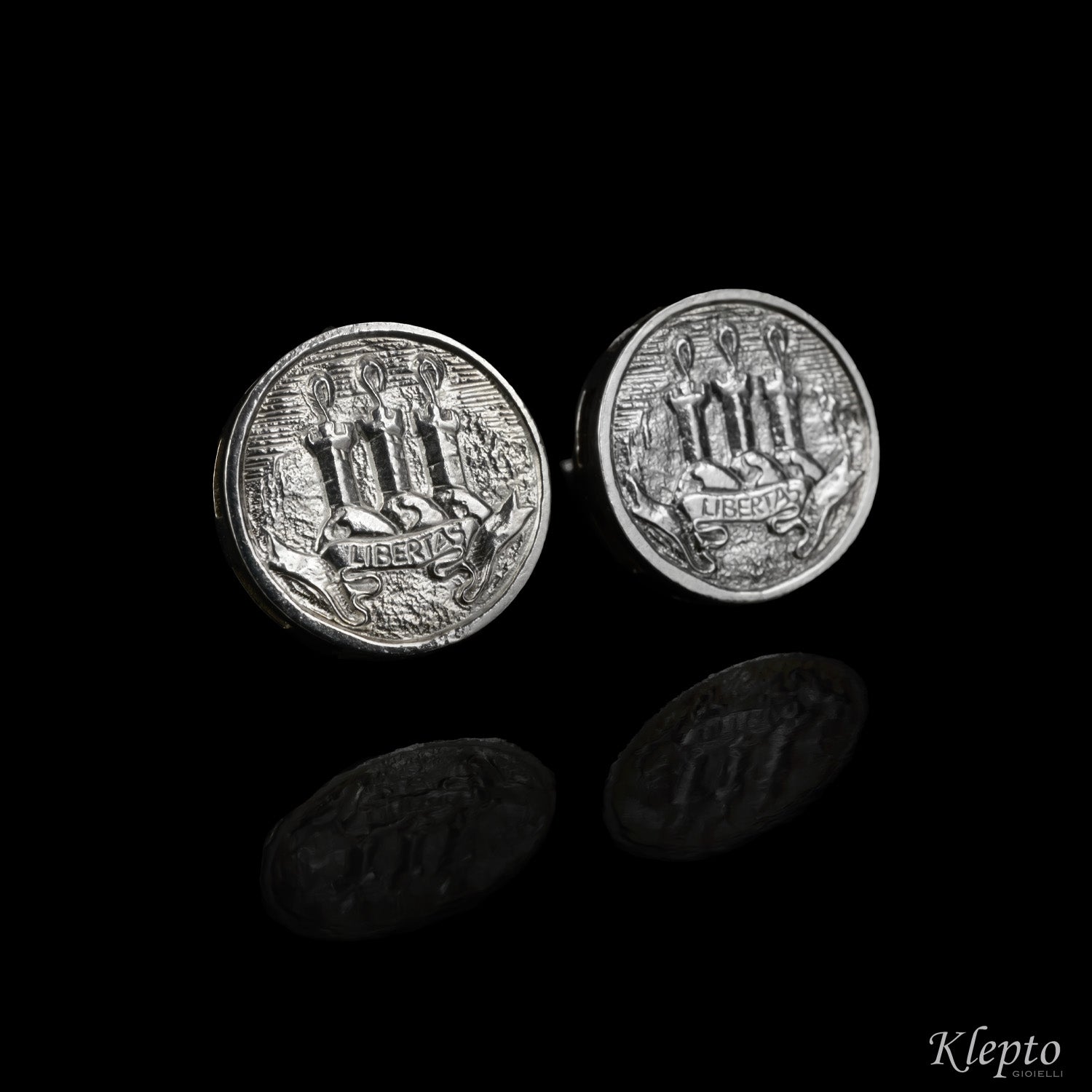 Cufflinks in Silnova® Silver