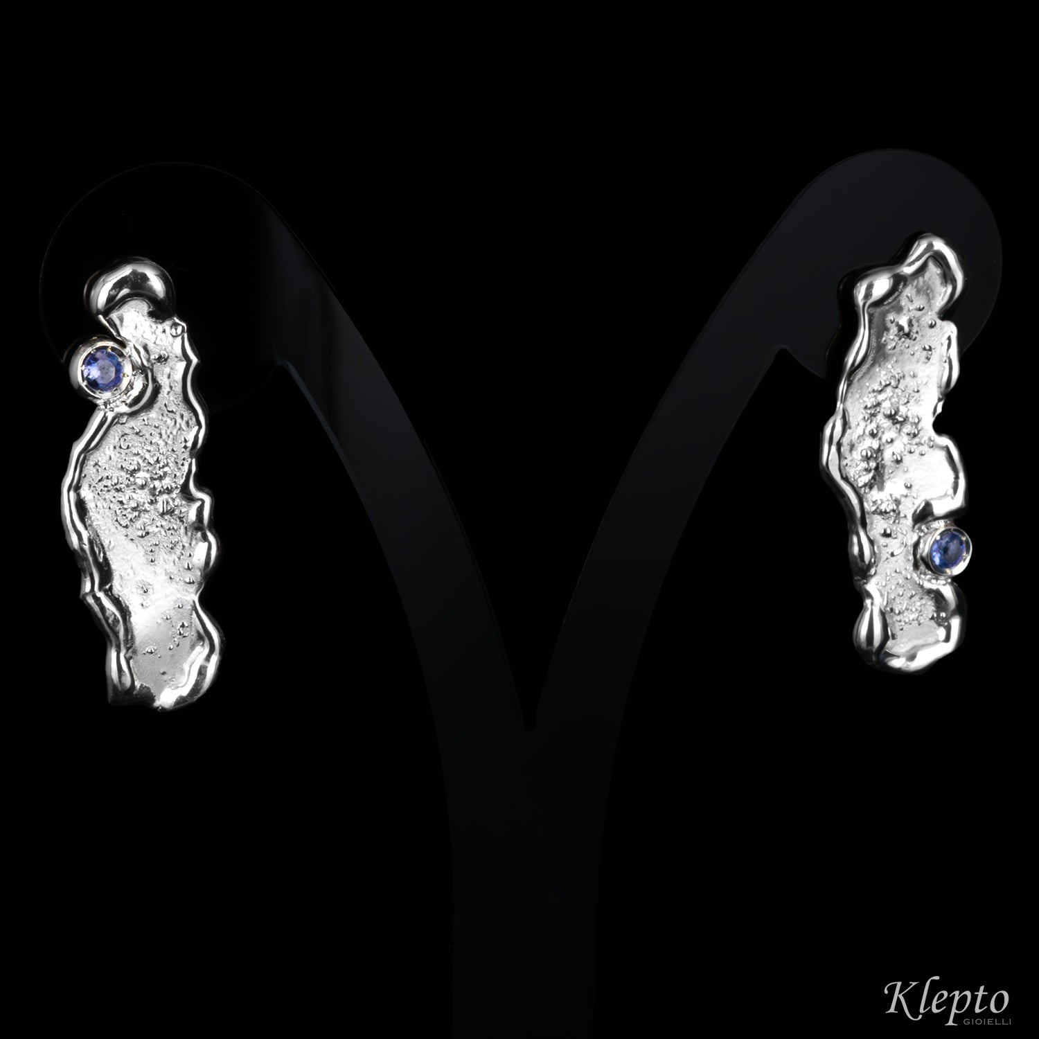 Silnova® Silver "Oasi" Earrings with Tanzanites