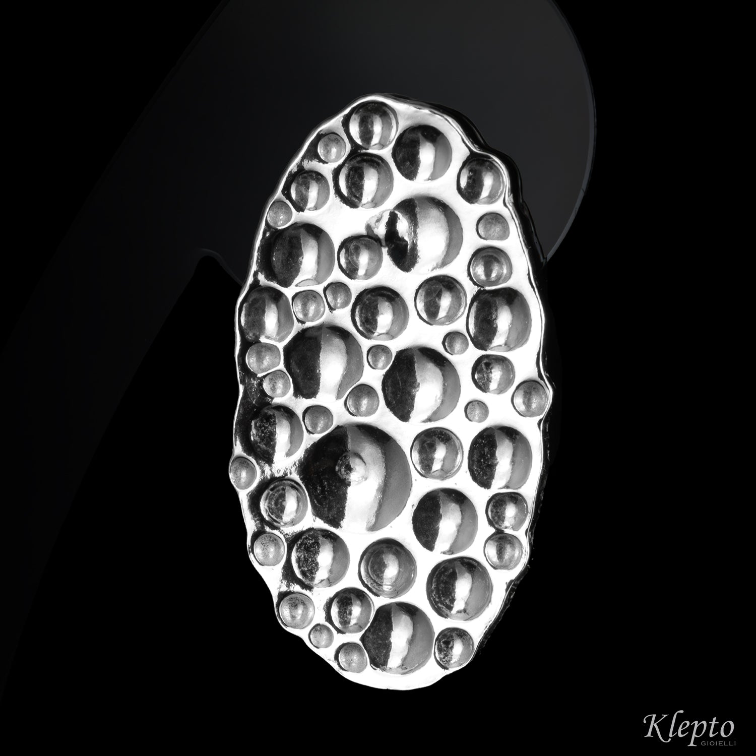 Hammered Silver Silnova® Earrings