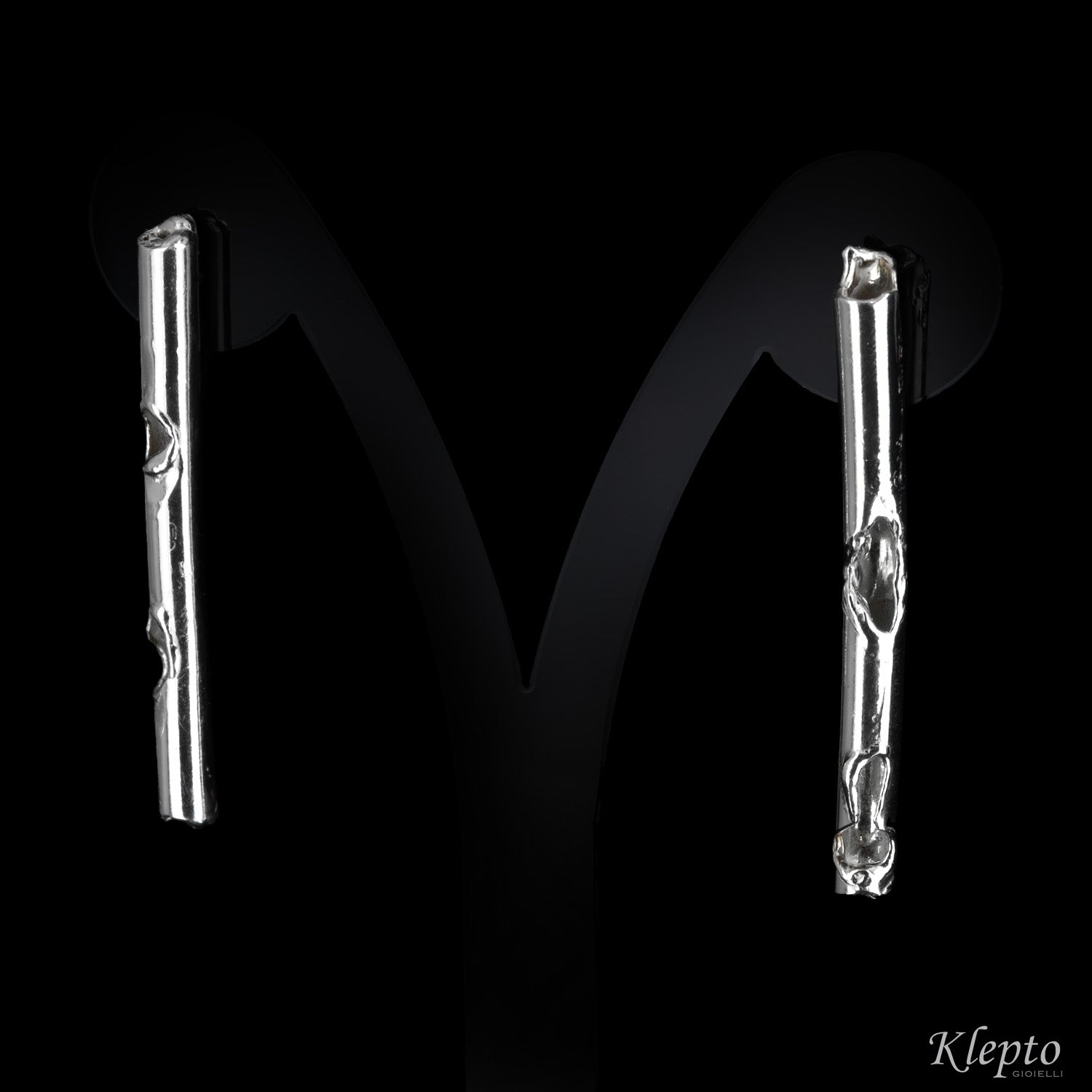 Silnova® Silver Earrings flame fused