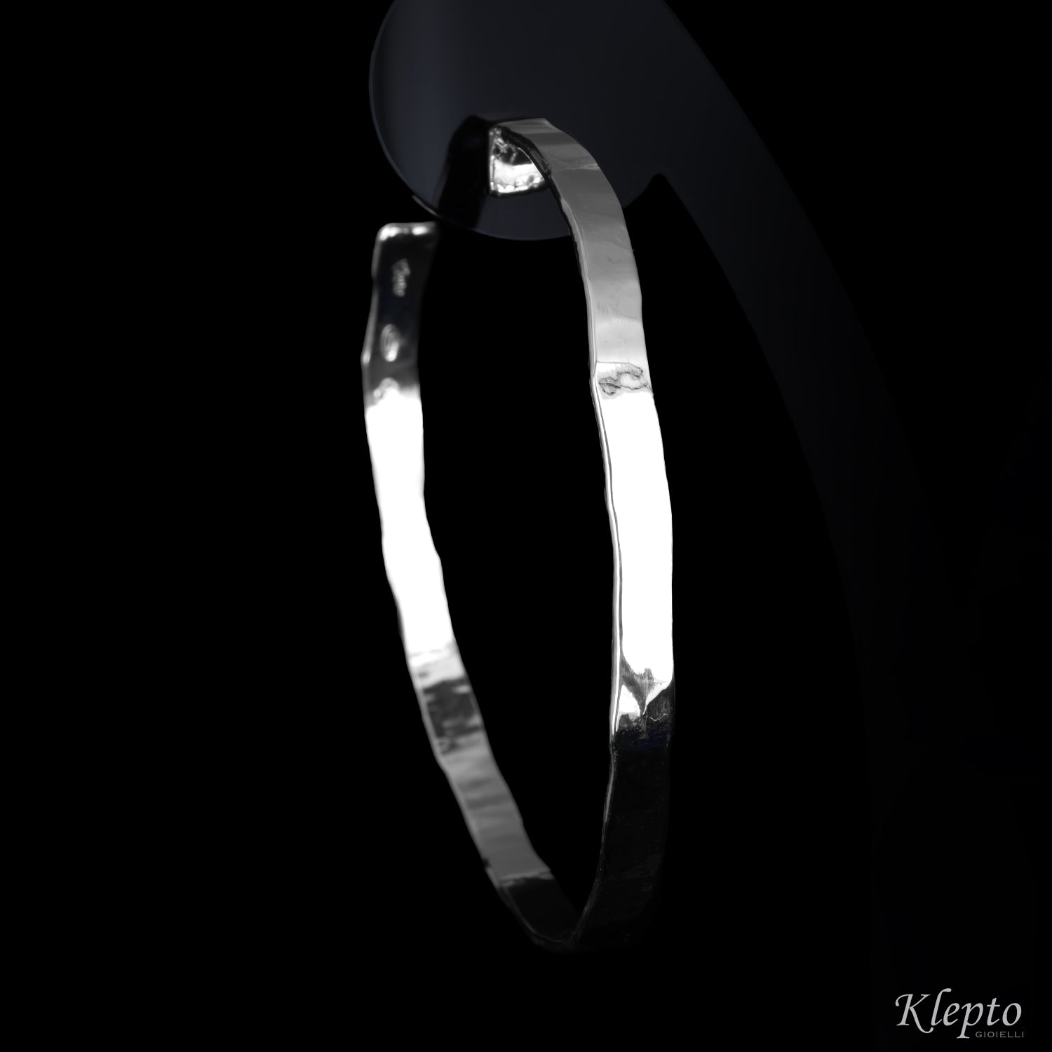 Silver Silnova® Hoop Earrings