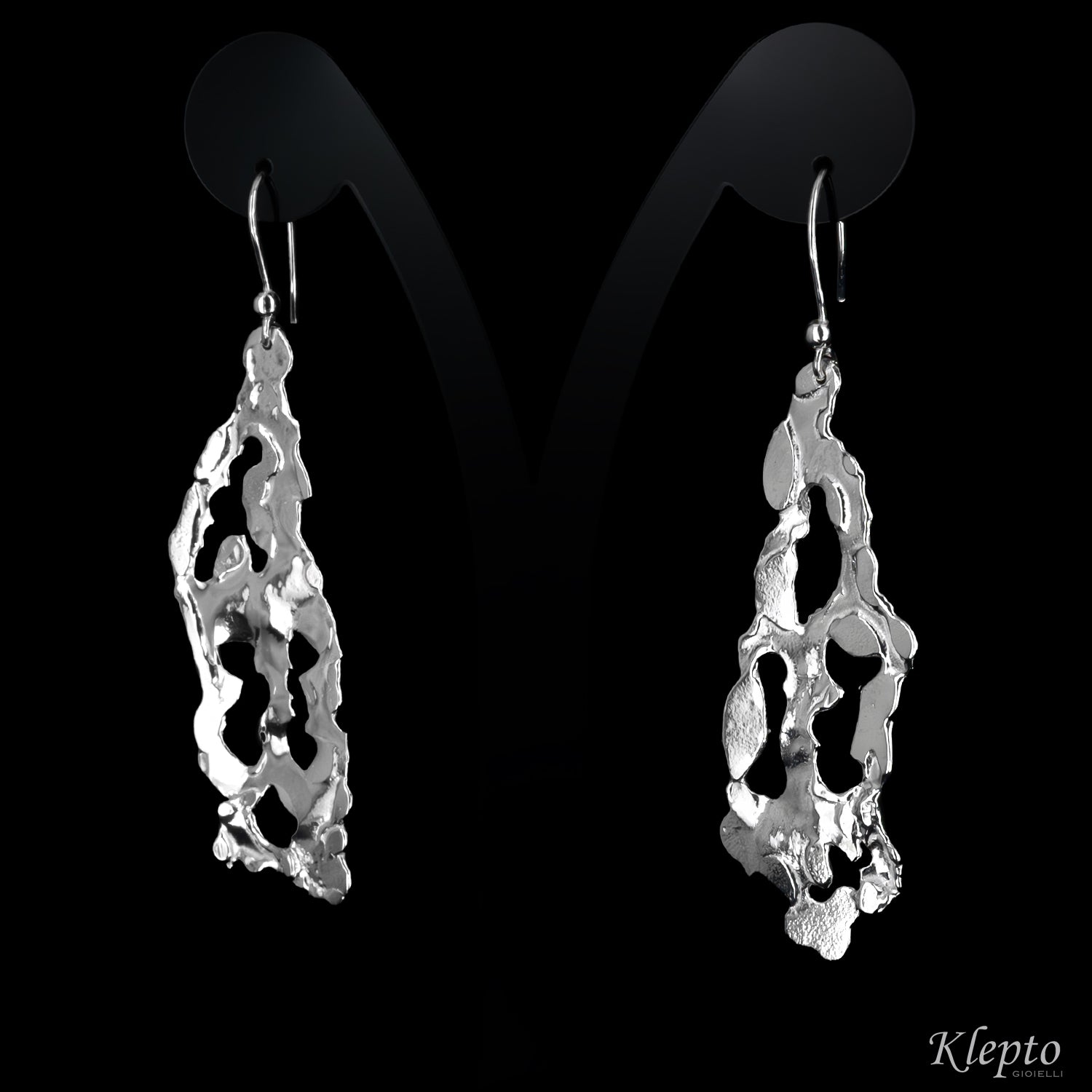 Flame-Fused Silver Silnova® Earrings