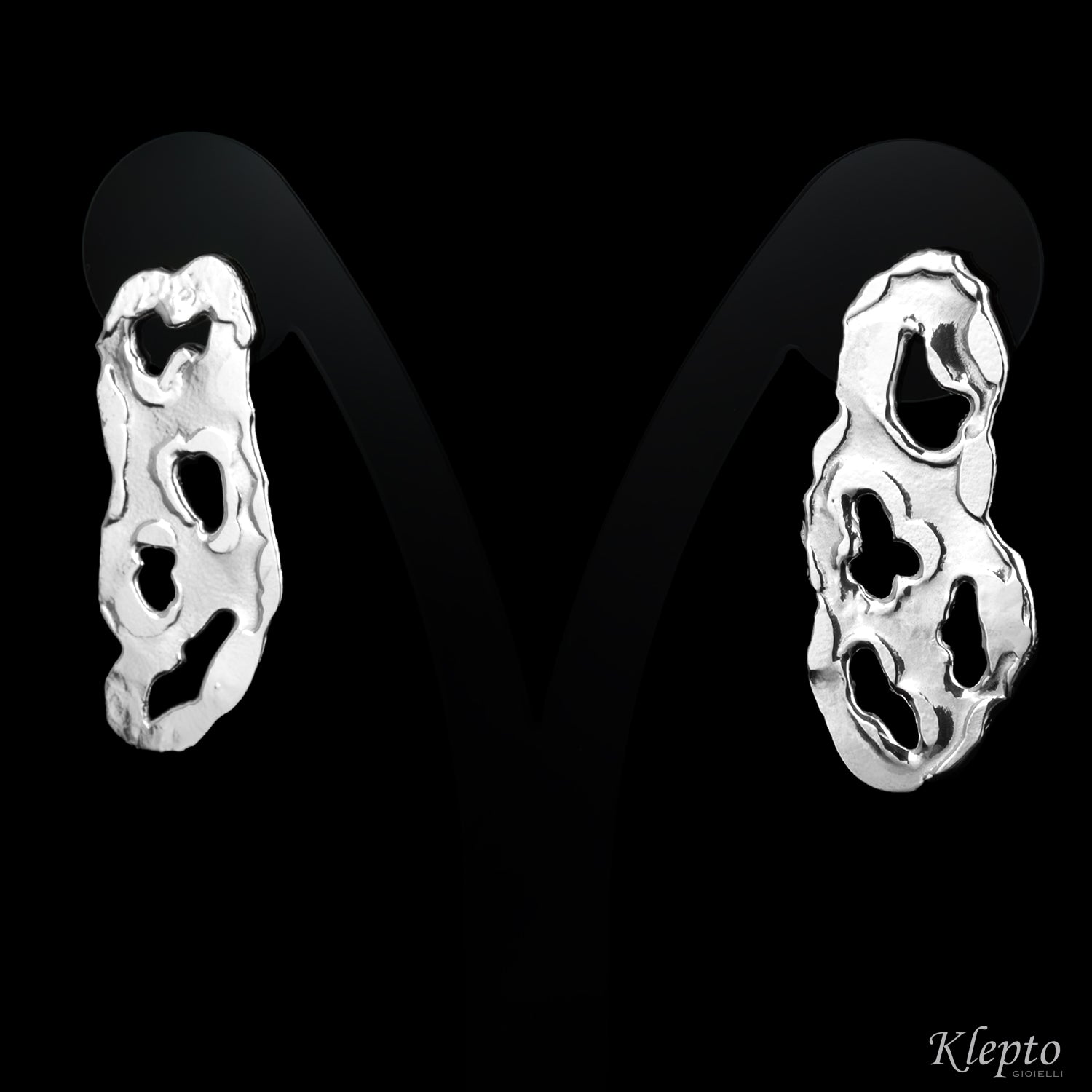 Flame-Fused Silver Silnova® Earrings