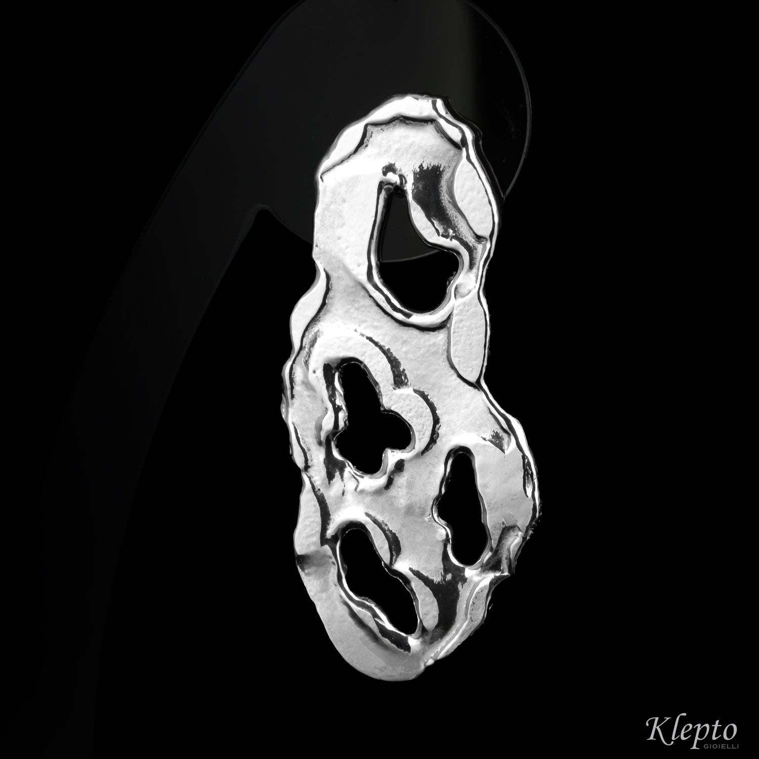 Flame-Fused Silver Silnova® Earrings