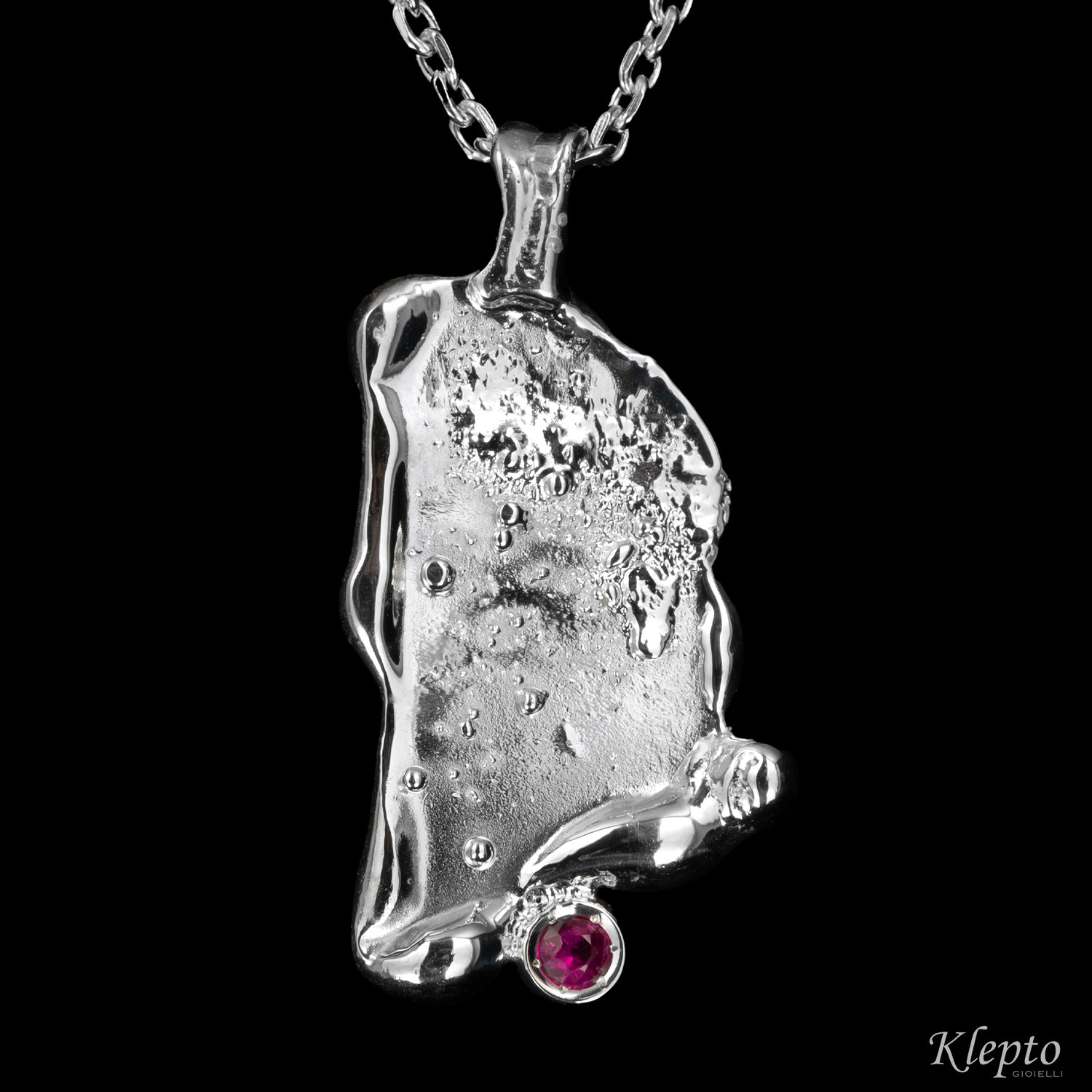 Silnova® “Oasi” Silver Pendant with Gemstones